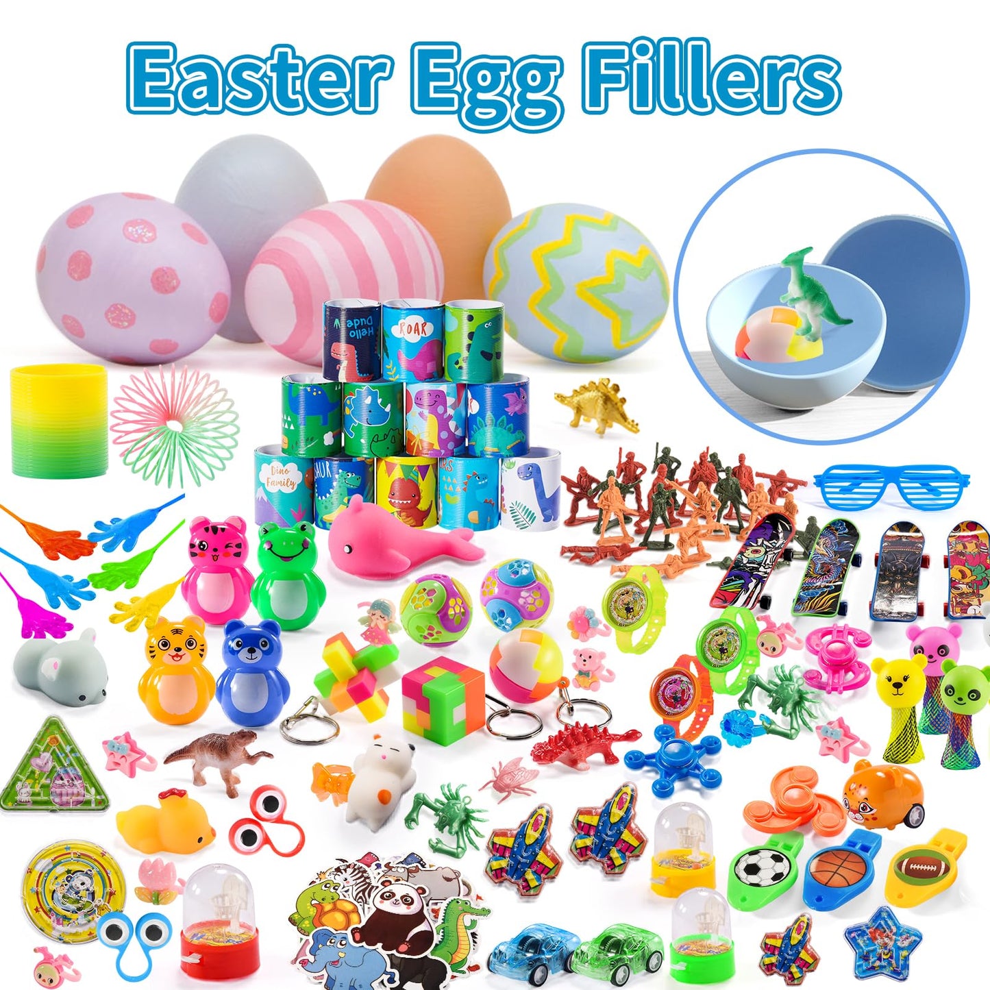 300 Pcs Party Favors for Kids Loot Bag Fillers 8-12, Bulk Fidget Toys Pinata Filler Goodie Bags Item, Return Gifts Stuffers for Birthday Party Favours 6-8 3-5, Treasure Chest Prizes Classroom Rewards