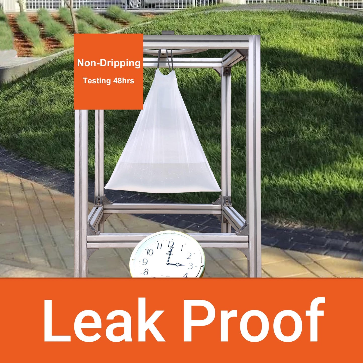 Code H 200 Count White 100 & Blue 100 8 Gallon 1.2 Mil THICK Heavy Duty Plastic Trash Bags with Reinforced Drawstring Compatible with simpIehuman Code H Leak-Proof Tear Resistant GRAND SAVE!