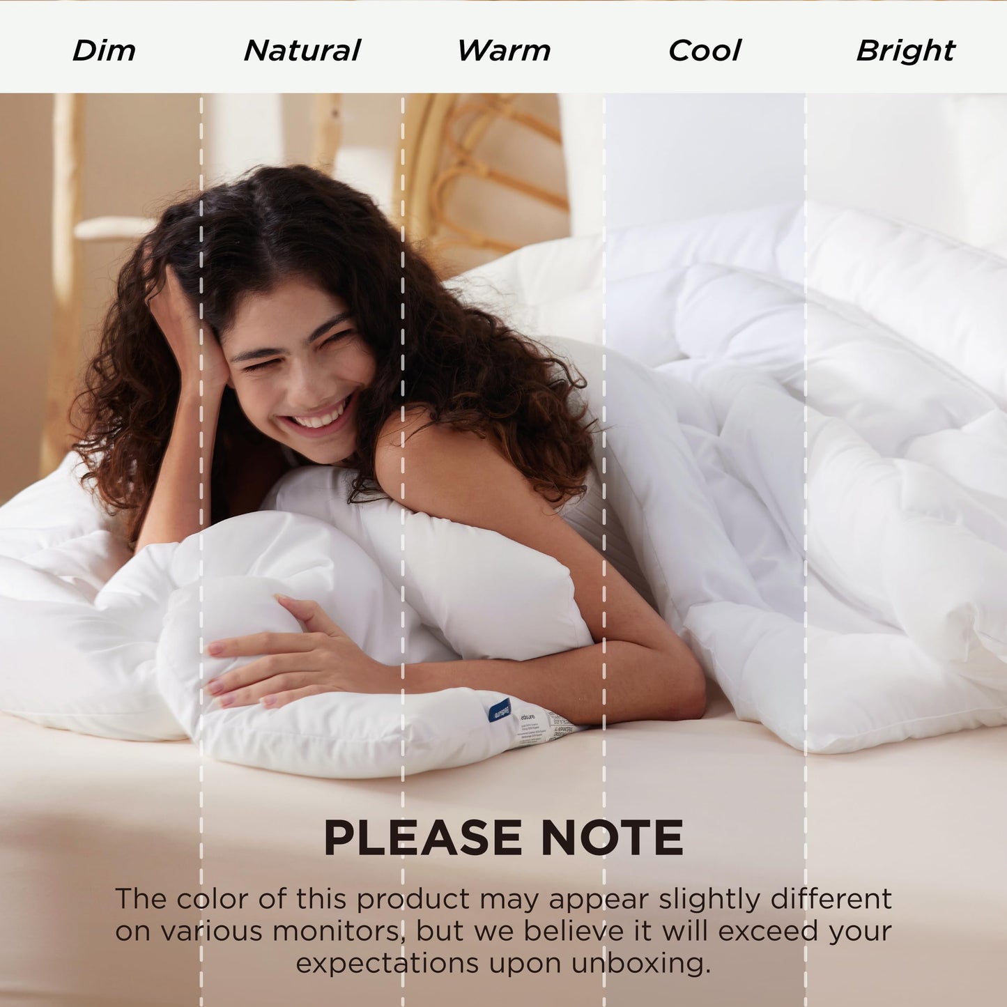 Bedsure White Duvet Insert Queen - Quilted Comforters Queen Size, All Season Duvet, GentleSoft Down Alternative Bedding, with 8 Tabs, Gifts for Women/Men, White, Queen 88 x 88 Inches