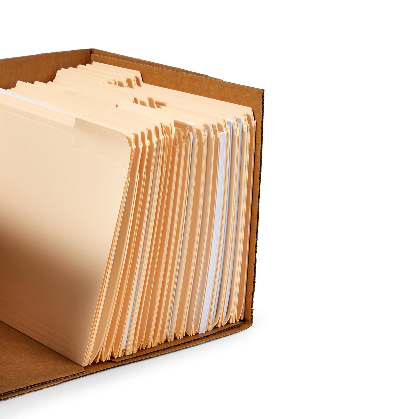 Amazon Basics Basic Duty Storage/Filing Boxes with Lift-Off Lid - Legal/Letter Size, 20-Pack