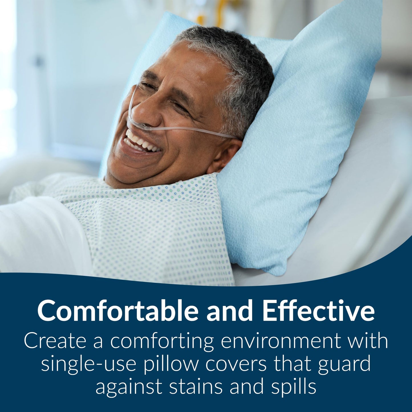 Avalon Papers 703 Pillowcase, Tissue/Poly, 21'' x 30'', Blue (Pack of 100)