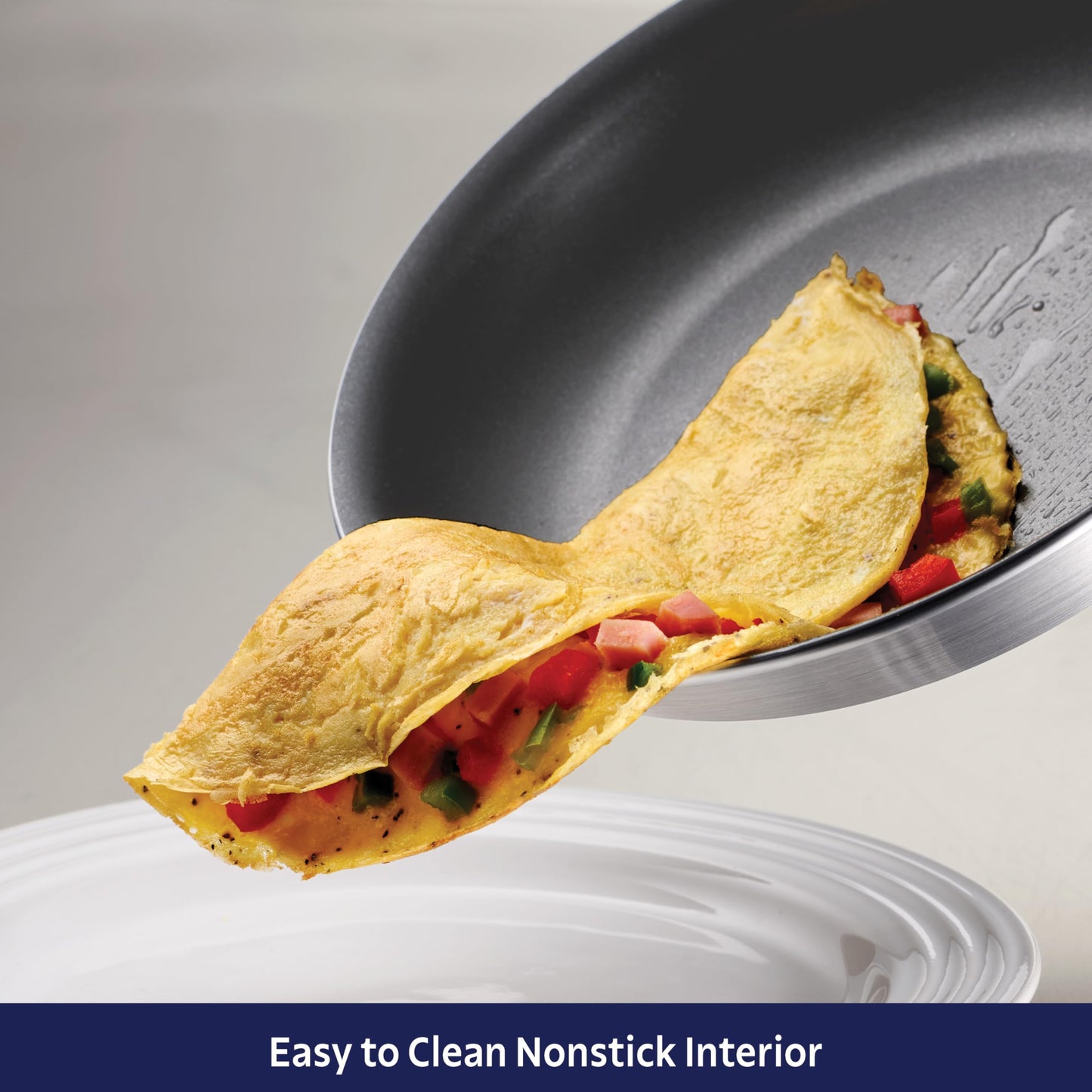 Tramontina Professional Aluminum Nonstick Restaurant Fry Pan, 8", NSF-Certified, Made in Brazil