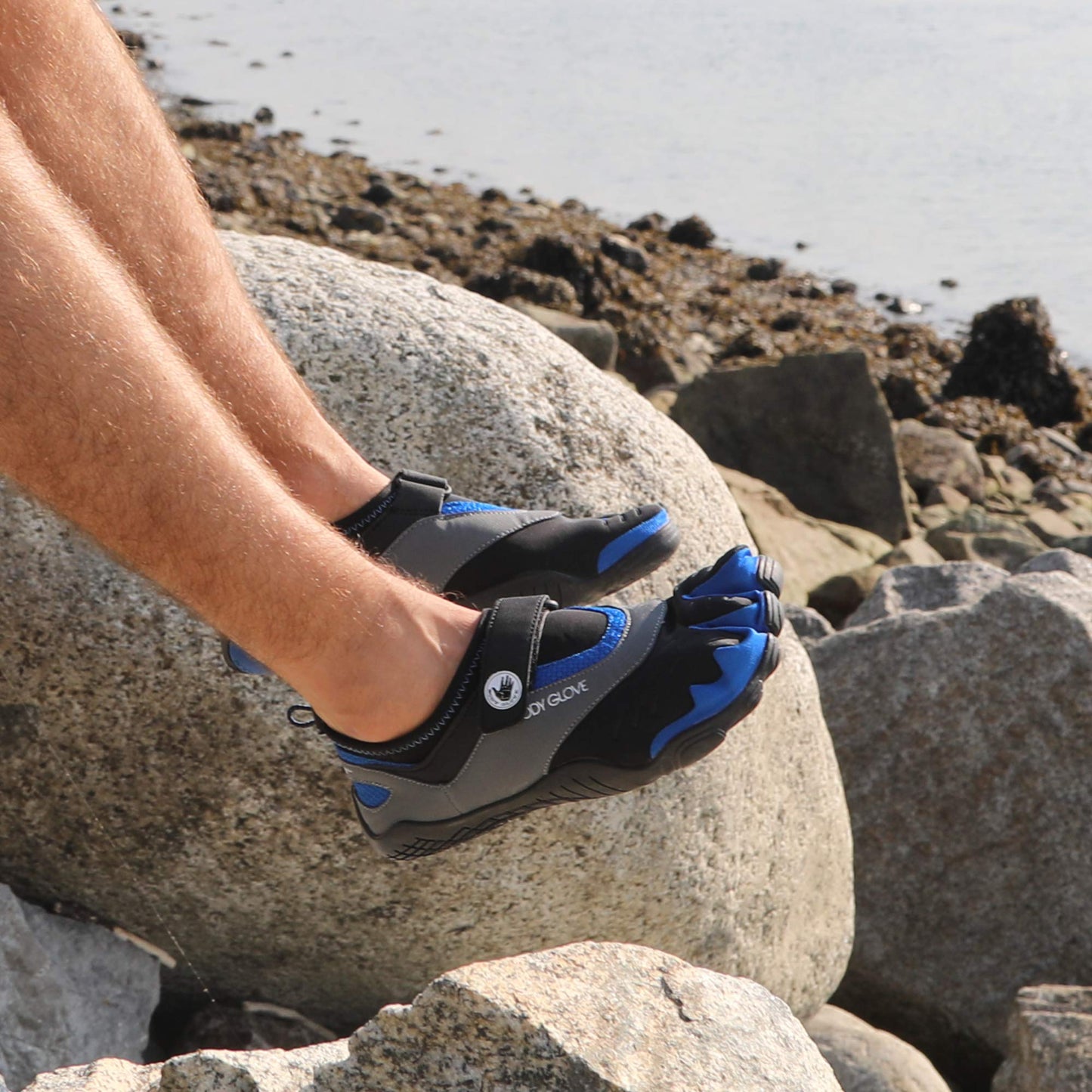Body Glove 3T Barefoot MAX Water Shoe, Black/Dazzling Blue, 7