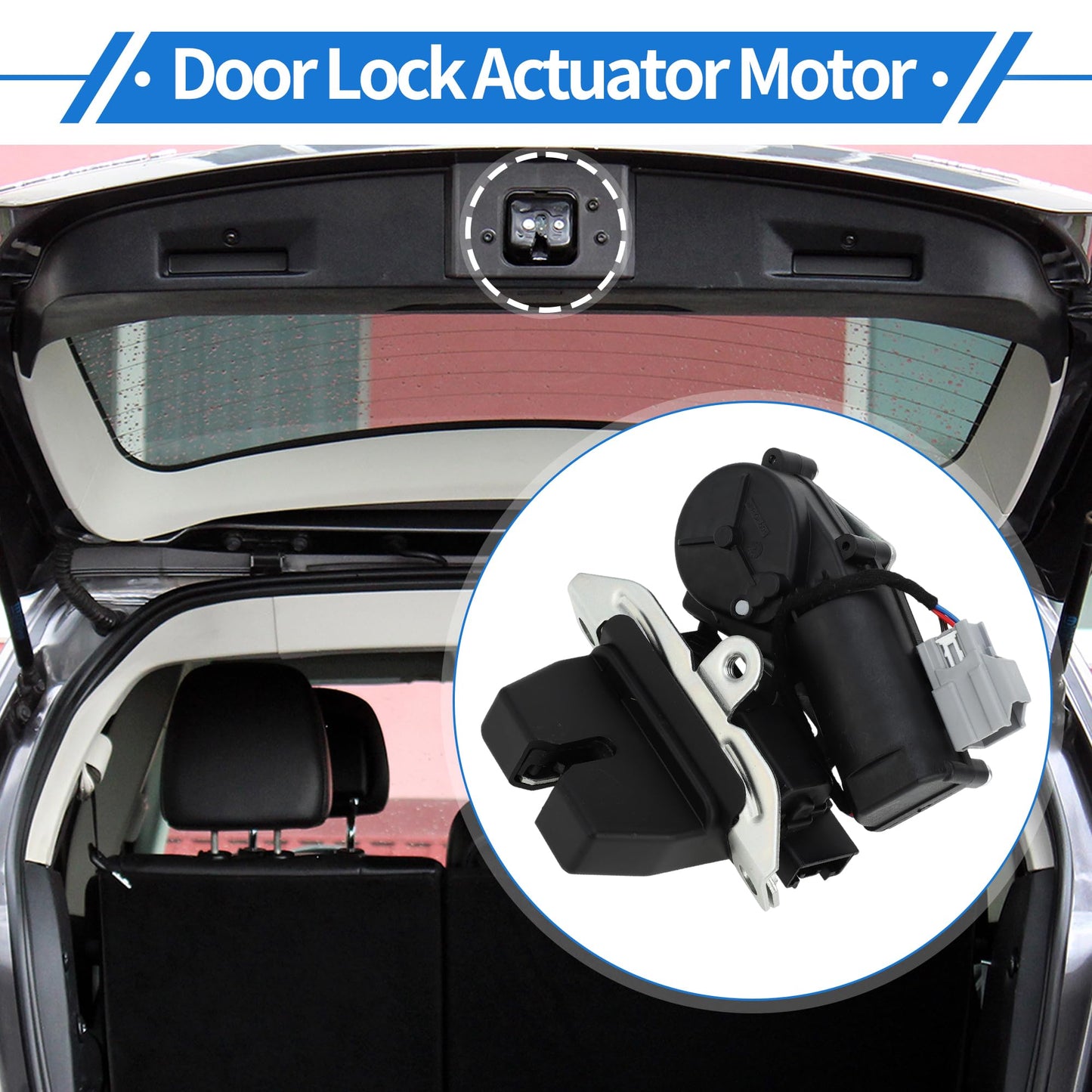 VekAuto Rear Liftgate Door Lock Actuator for Lincoln MKX 2016-2018 for Ford Edge 2015-2020 Tailgate Latch Assembly