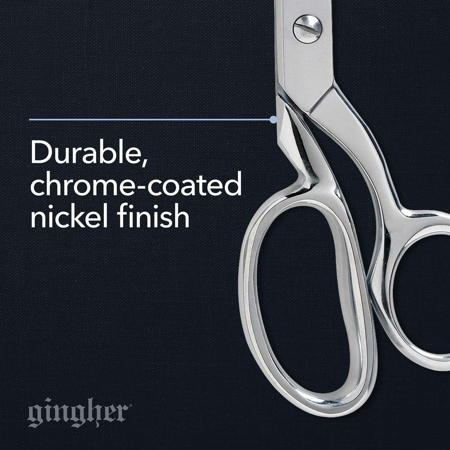 Fiskars Gingher 01-005288 Knife Edge Dressmaker's Shears, 8-Inch