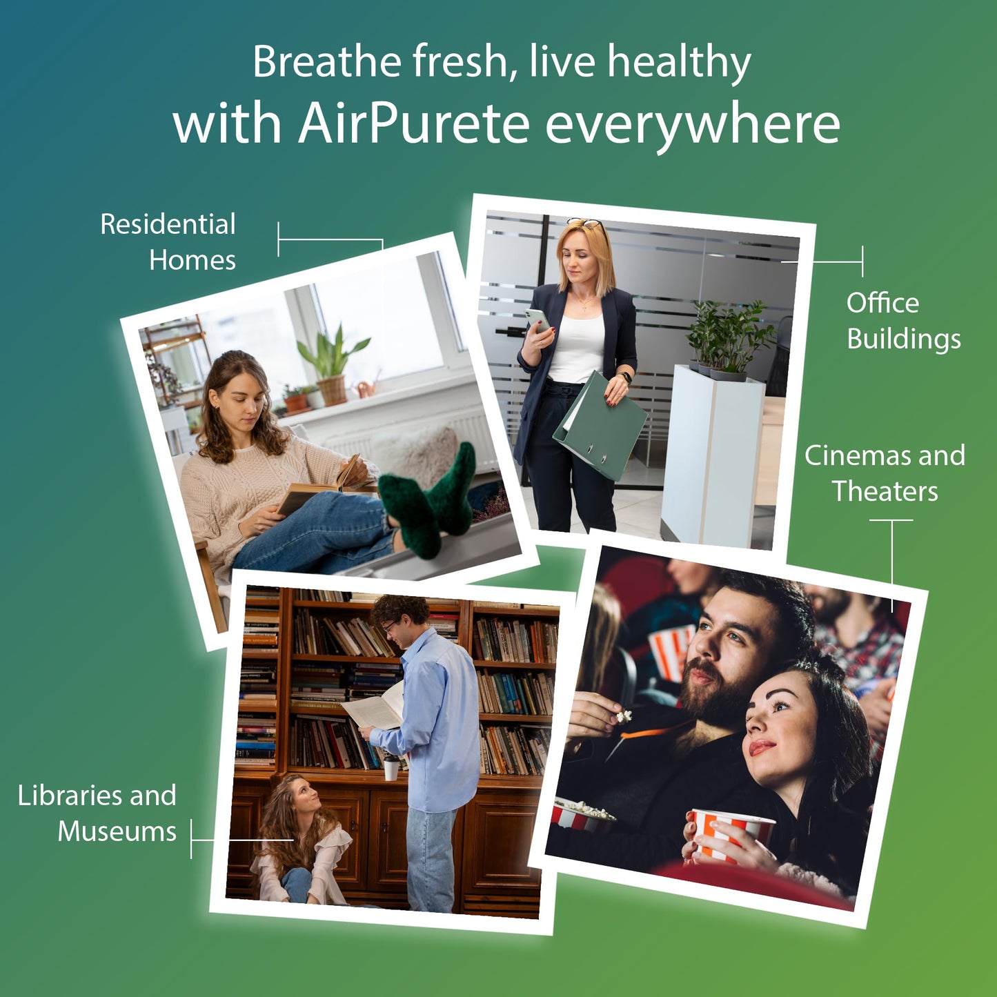 16x25x1 Furnace Filter | AirPurete AP- 3M16251 | Actual Size 15 1/2" x 24 1/2" x 3/4" | MERV 8 | Pack of 6 | Manufactured in Canada