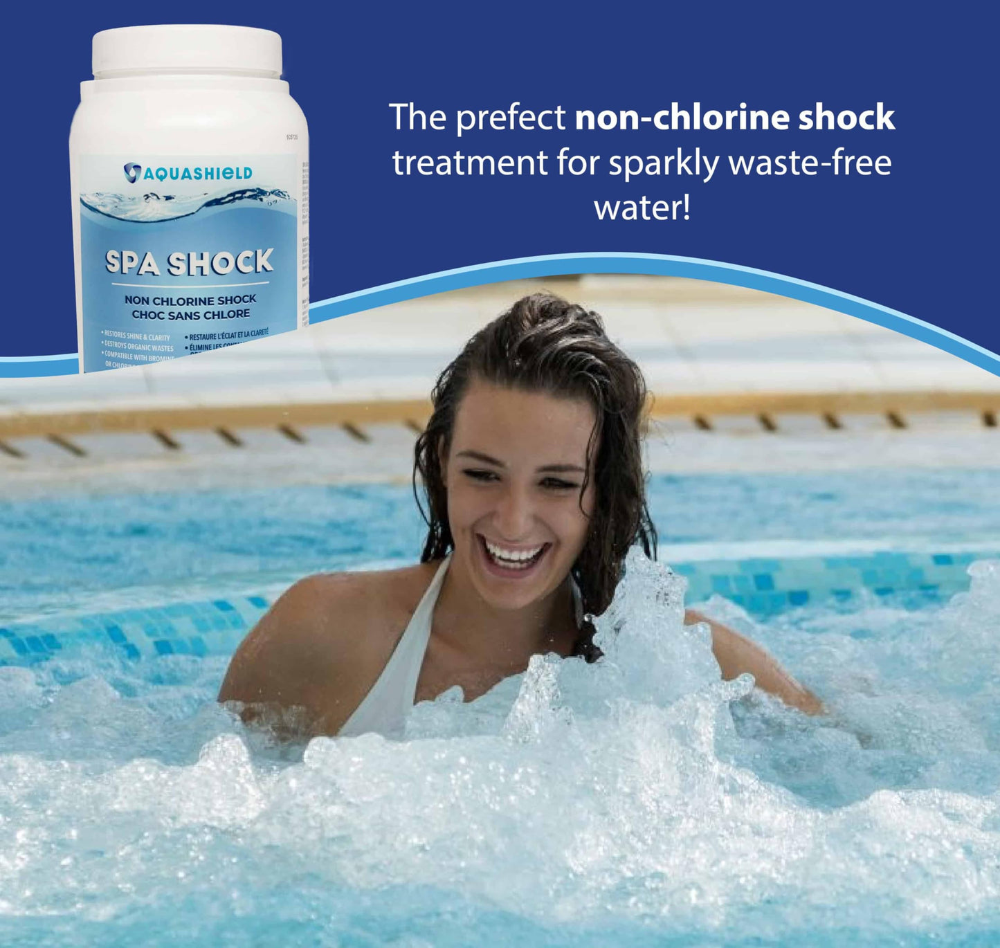 AquaShield Spa Shock (3 Kg) - by Aqua Coastal