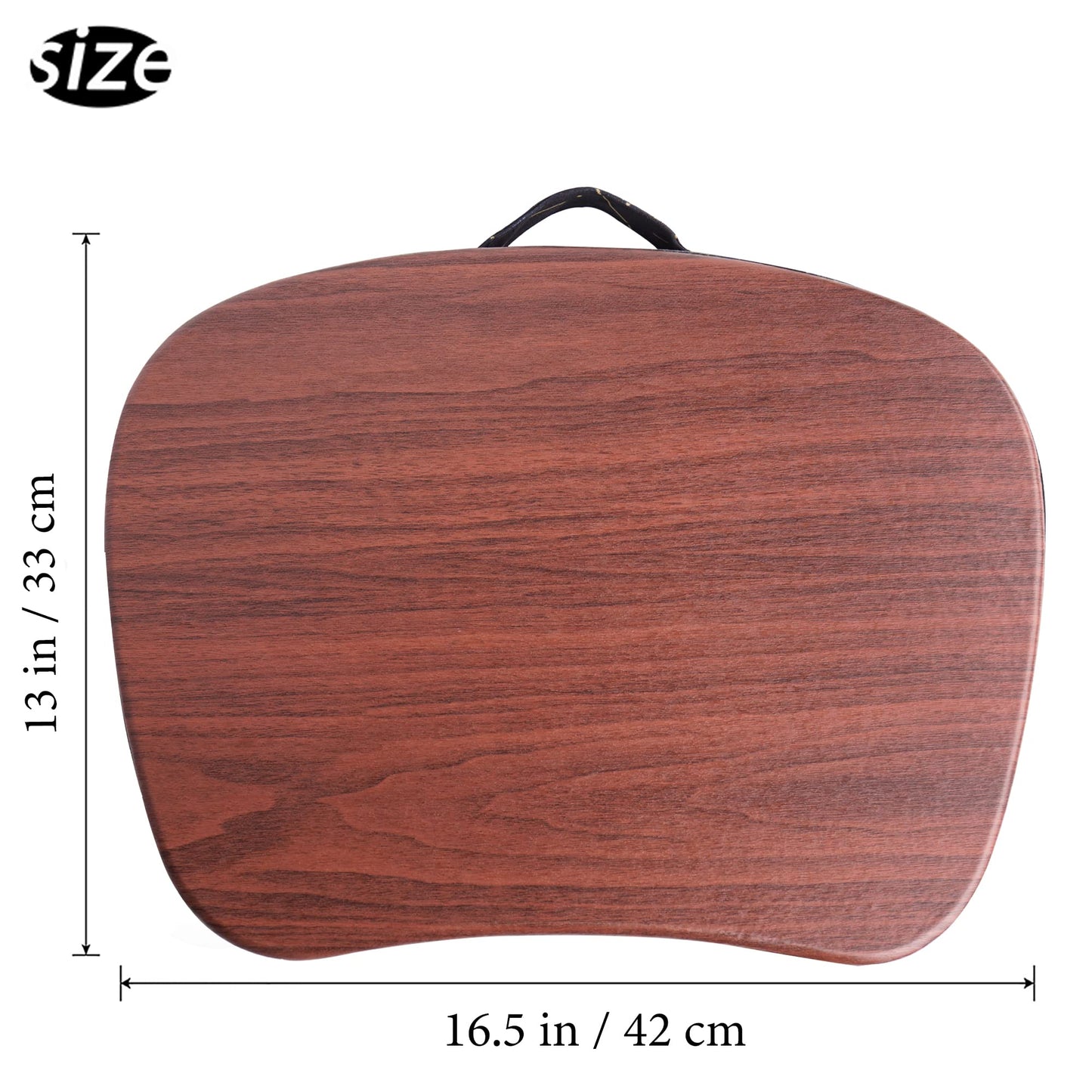 Jasenna Lap Laptop Desk - Portable Lap Desk with Pillow Cushion, Fits up to 15.6 inch Laptop for Home Office Students Use as Computer Laptop Stand, Book Tablet(1-Light Brown Bamboo)