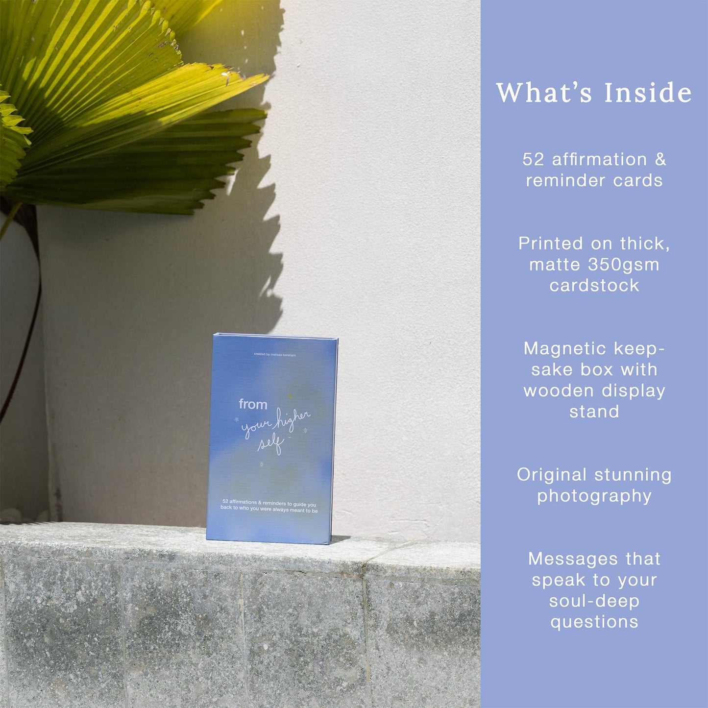 From Your Higher Self Affirmation Cards | 52 Reminders to Awaken Your Soul Purpose & Remember Who You Were Always Meant to Be, Daily Inspirational Guidance Deck for Women