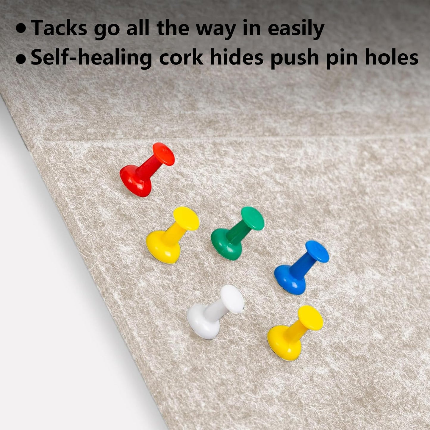 ZOXITY 12 Pack Large Cork Board Bulletin Board,Removable Felt Cork Board Tiles Wall Decoration Display Board with Pushpins for School, Home, Kitchen & Office Walls（48"×36"）