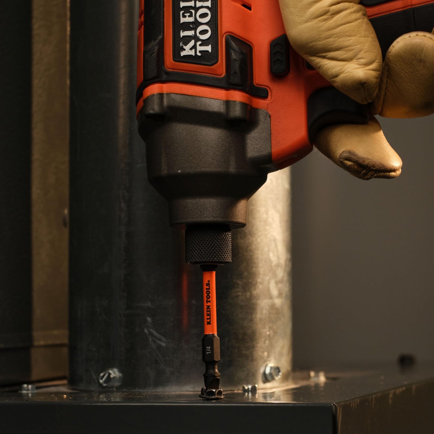 Klein Tools 32313HD 13-in-1 Multi-bit Ratcheting Screwdriver, Double-Ended Impact Bit Set, 12 Impact Driver Bits and 1/4-Inch Nut Driver
