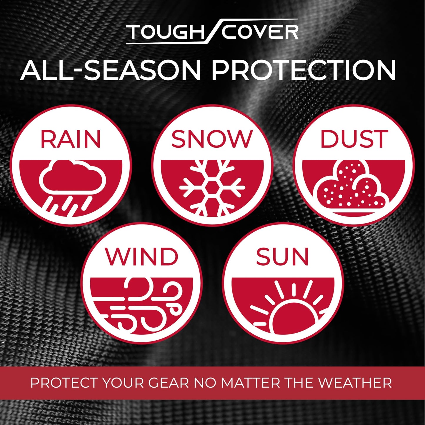Tough Cover Snow Blower Cover - 600D Marine Grade Fabric, Snowblower Covers Waterproof Outdoor, Heavy Duty Snow Thrower Cover Universal Fit for EGO, Honda, Ariens, Ryobi, Troy Bilt, and PowerSmart