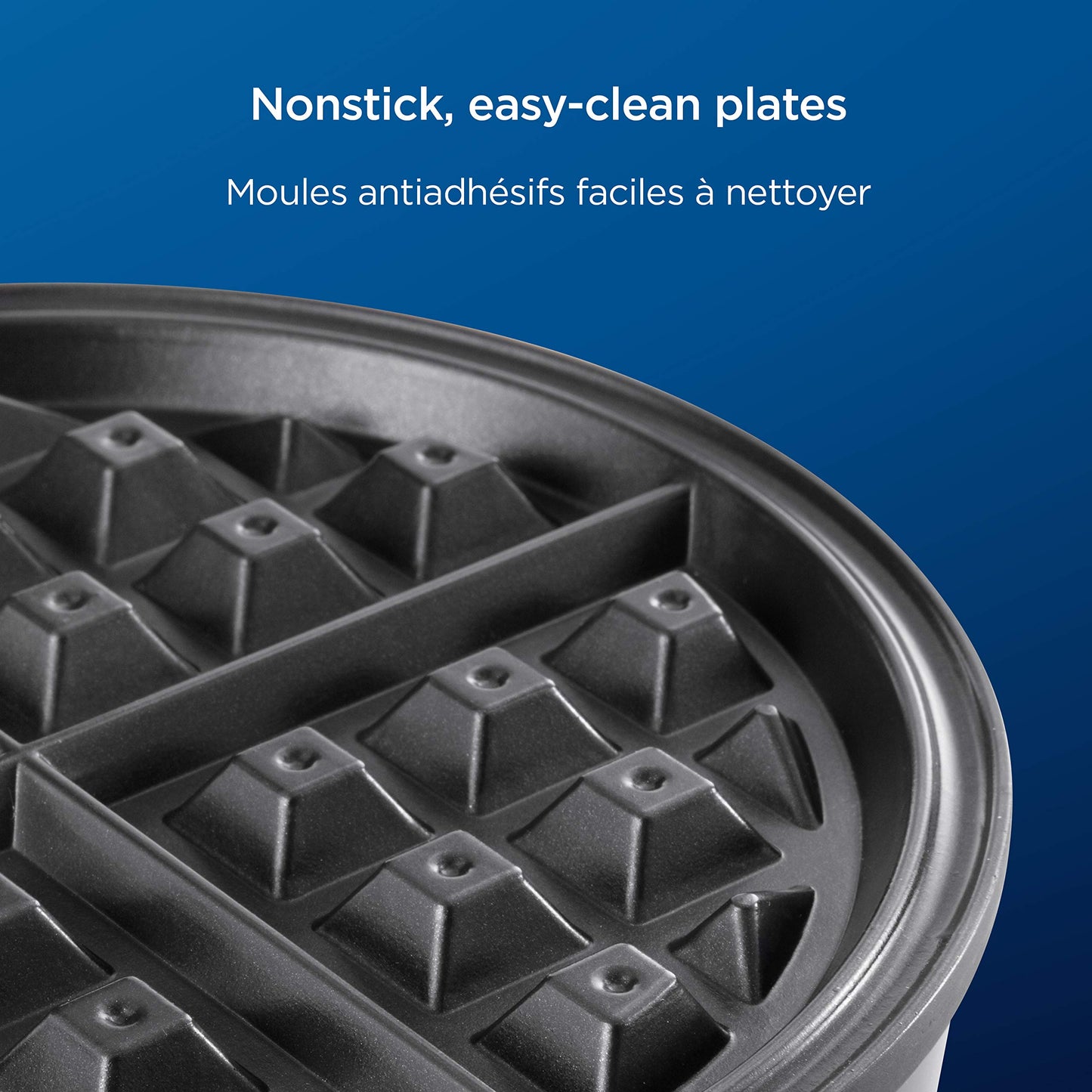 Oster Belgian Waffle Maker, 8", Stainless Steel