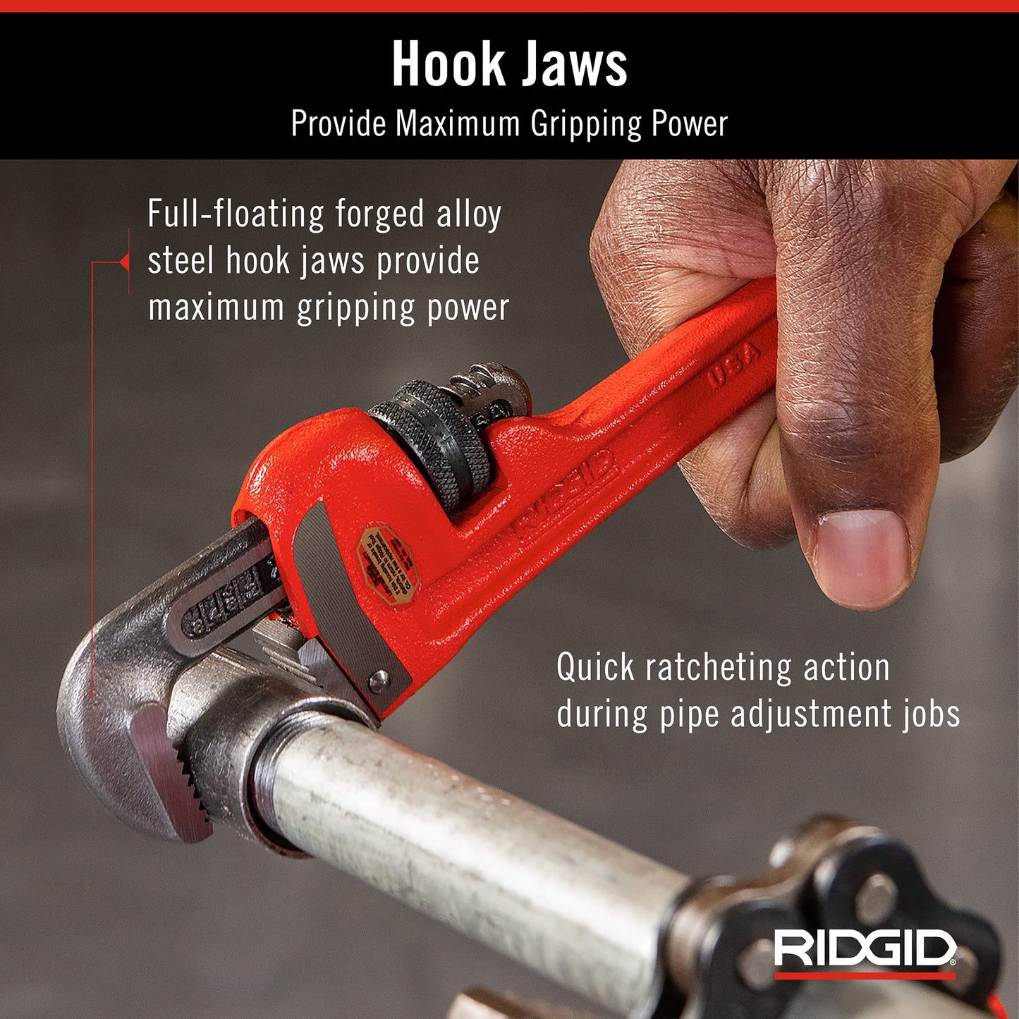 Ridgid Tools 31005 Straight Pipe Wrench