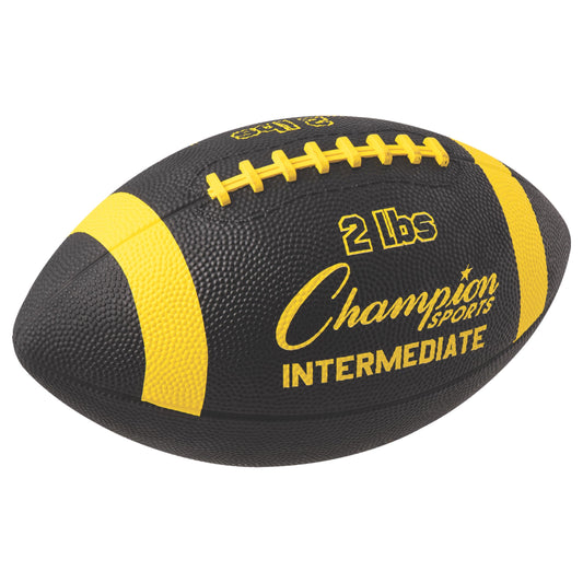 Champion Sports Intermediate Size Football Trainer, 2-Pound, Blue/Yellow