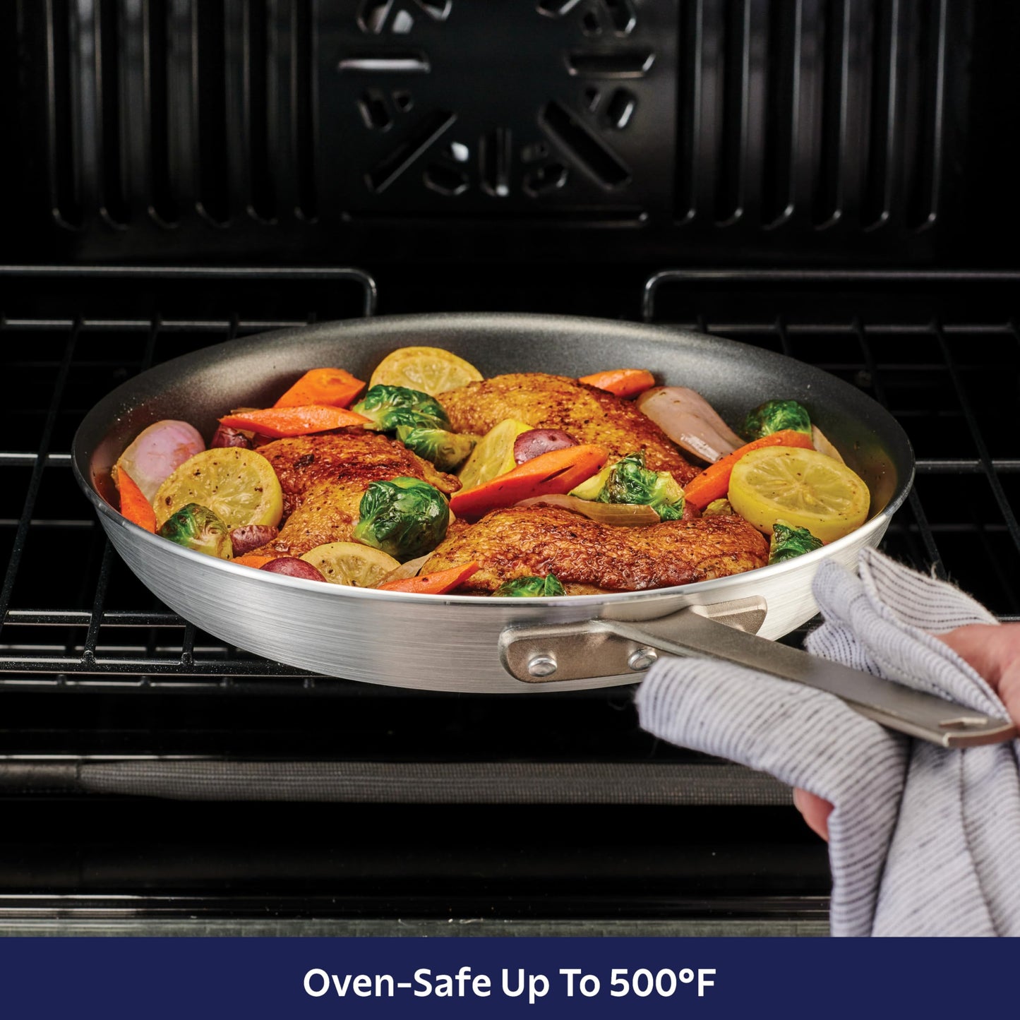 Tramontina Professional Aluminum Nonstick Restaurant Fry Pan, 12", NSF-Certified, Made in Brazil