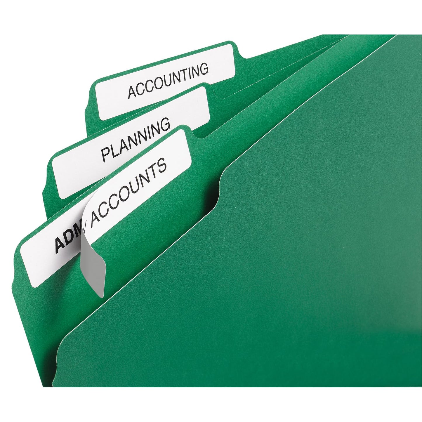 Avery Filing Labels with TrueBlock Technology for Laser and Inkjet Printers, 2/3" x 3-7/16", White, File Tab Labels. Folder Labels. Rectangle, 1500 Labels, Permanent (5566) Made in Canada