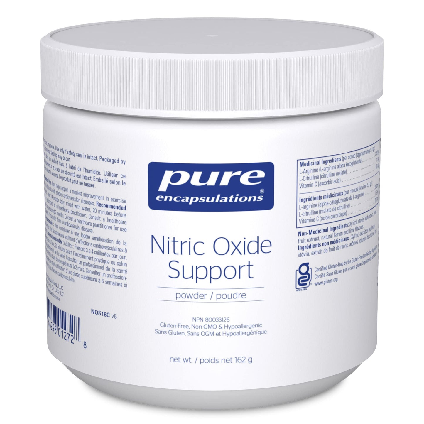 Pure Encapsulations Nitric Oxide Support - Cardiovascular Health - Antioxidant Support - Vegan & Gluten Free - 162 g Powder