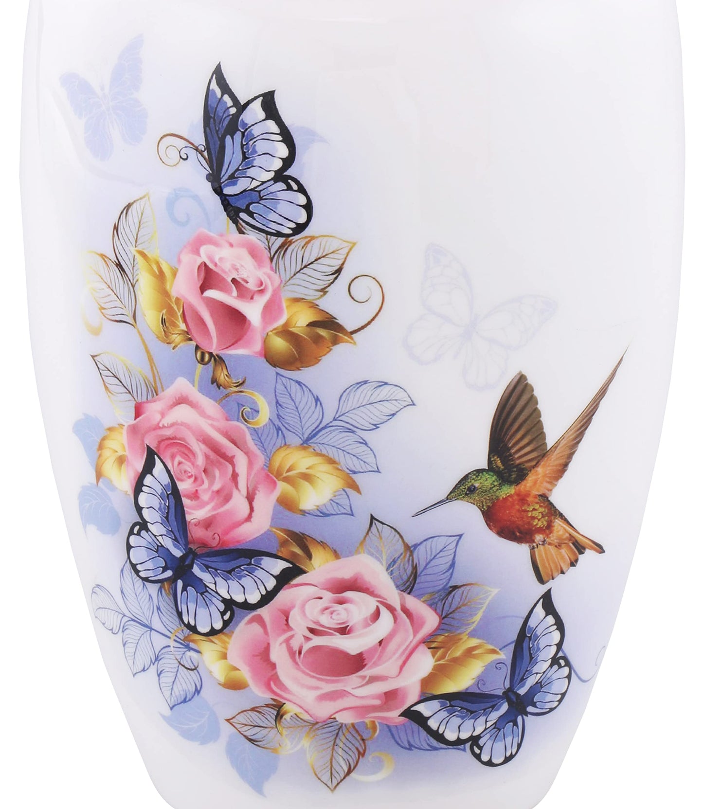 Butterfly Humming Bird Adult Cremation Urns for Human Ashes - Decorative Urn,ERN for Human Ashes Female & Male,Urns for Ashes Men & Women,Funeral Urn (Butterfly Humming Bird, Adult)