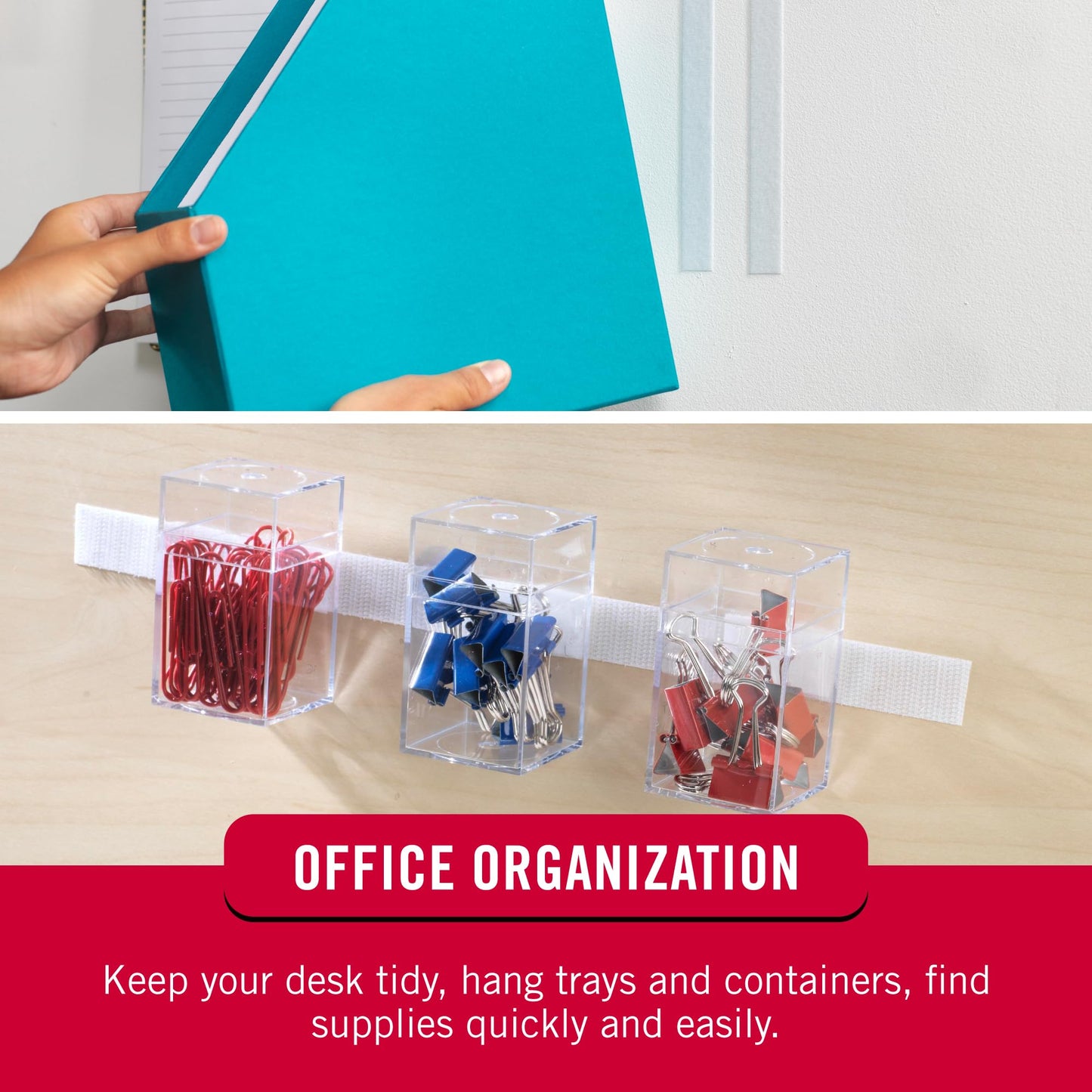 VELCRO Brand Sticky Back | Hook and Loop Fasteners | Keep Things Organized and Connected | 5ft x 3/4in | Tape, Black