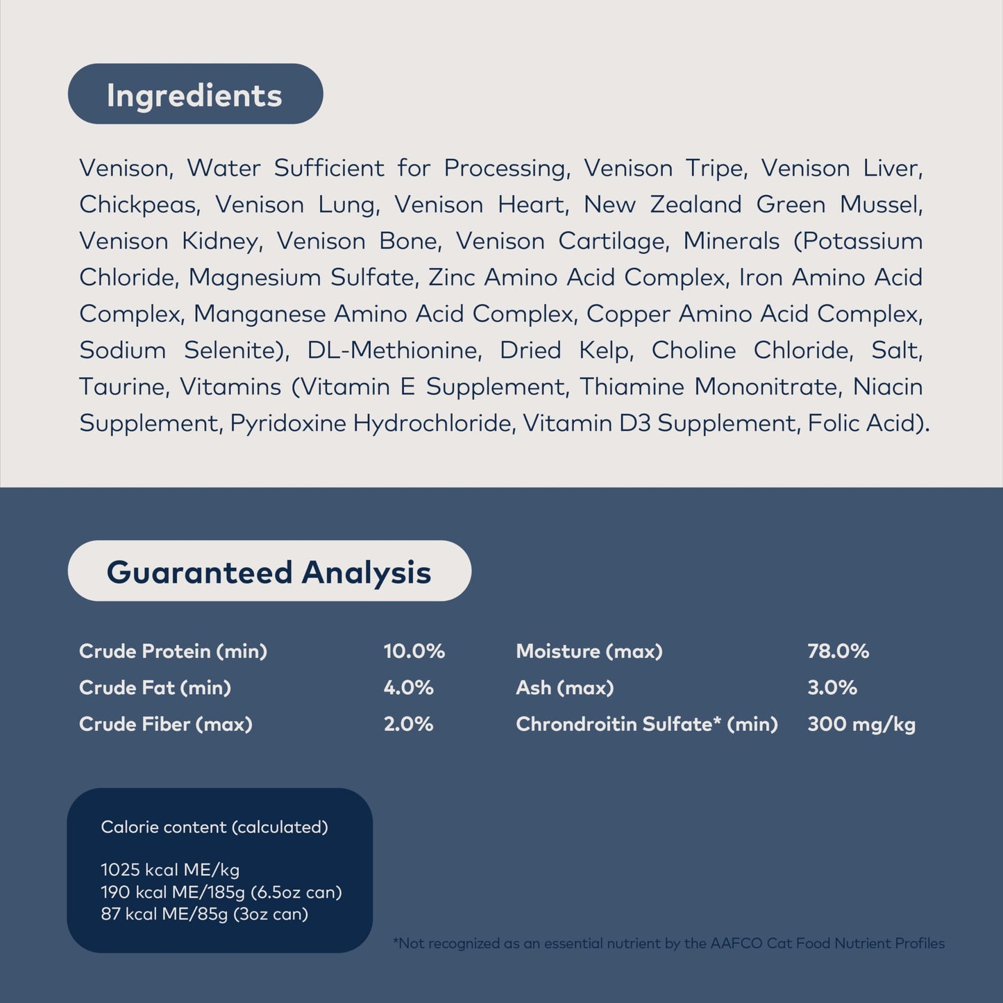 ZIWI Peak Canned Wet Cat Food – All Natural, High Protein, Grain Free, Limited Ingredient, with Superfoods (Venison, Case of 12, 185 g Cans)