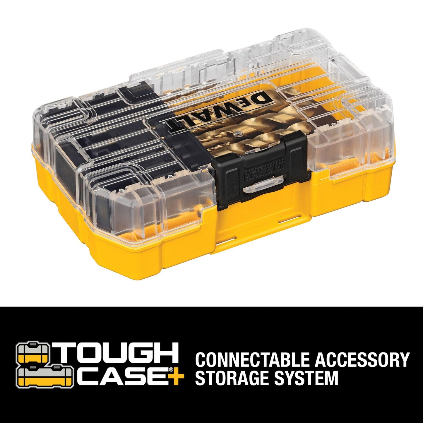 DEWALT Drill Bit Set, Titanium Nitride Coated, 14-Piece (DW1354) , Yellow