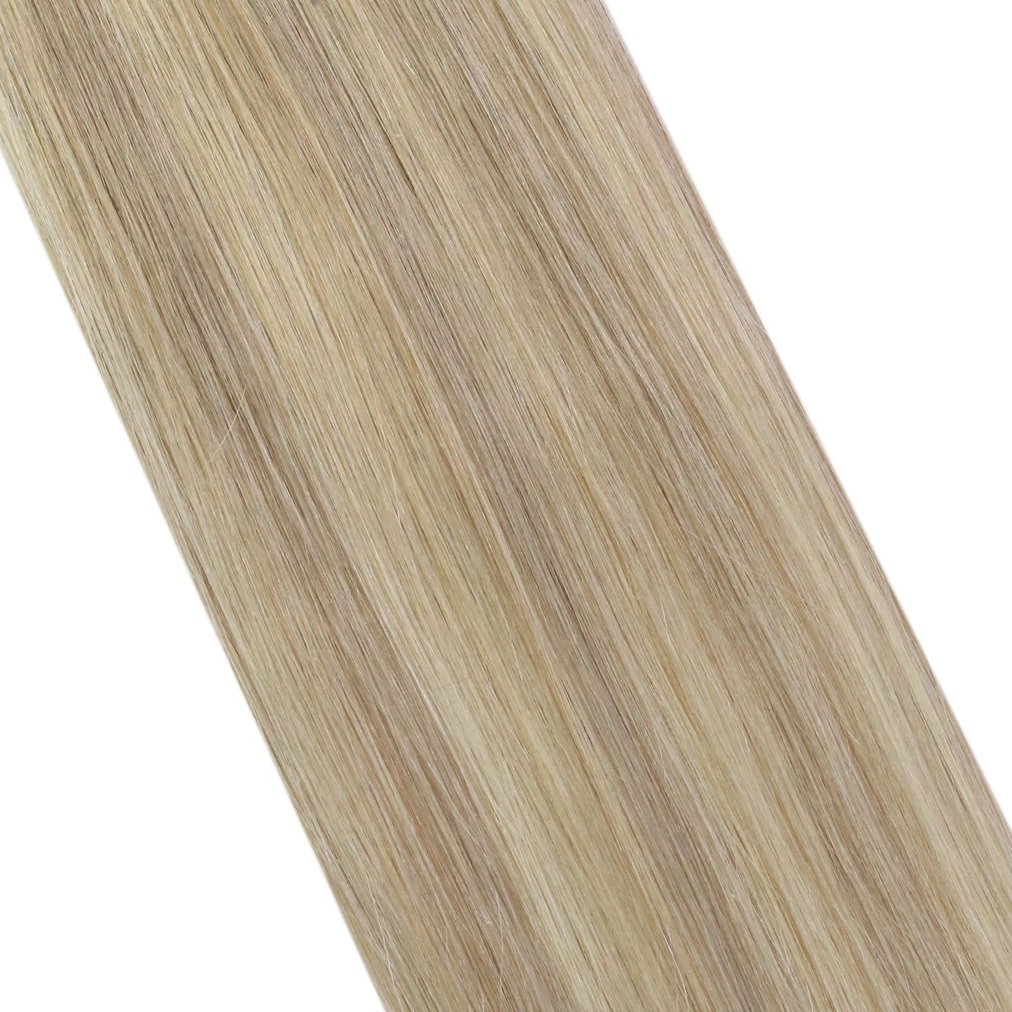 Moresoo Tape in Hair Extensions Human Hair Blonde Highlight 18 Inch Remy Tape in Extensions Human Hair Ash Blonde Mixed with Blonde Hair Extensions for Women Tape in Human Hair #P18/613 20Pcs 50g