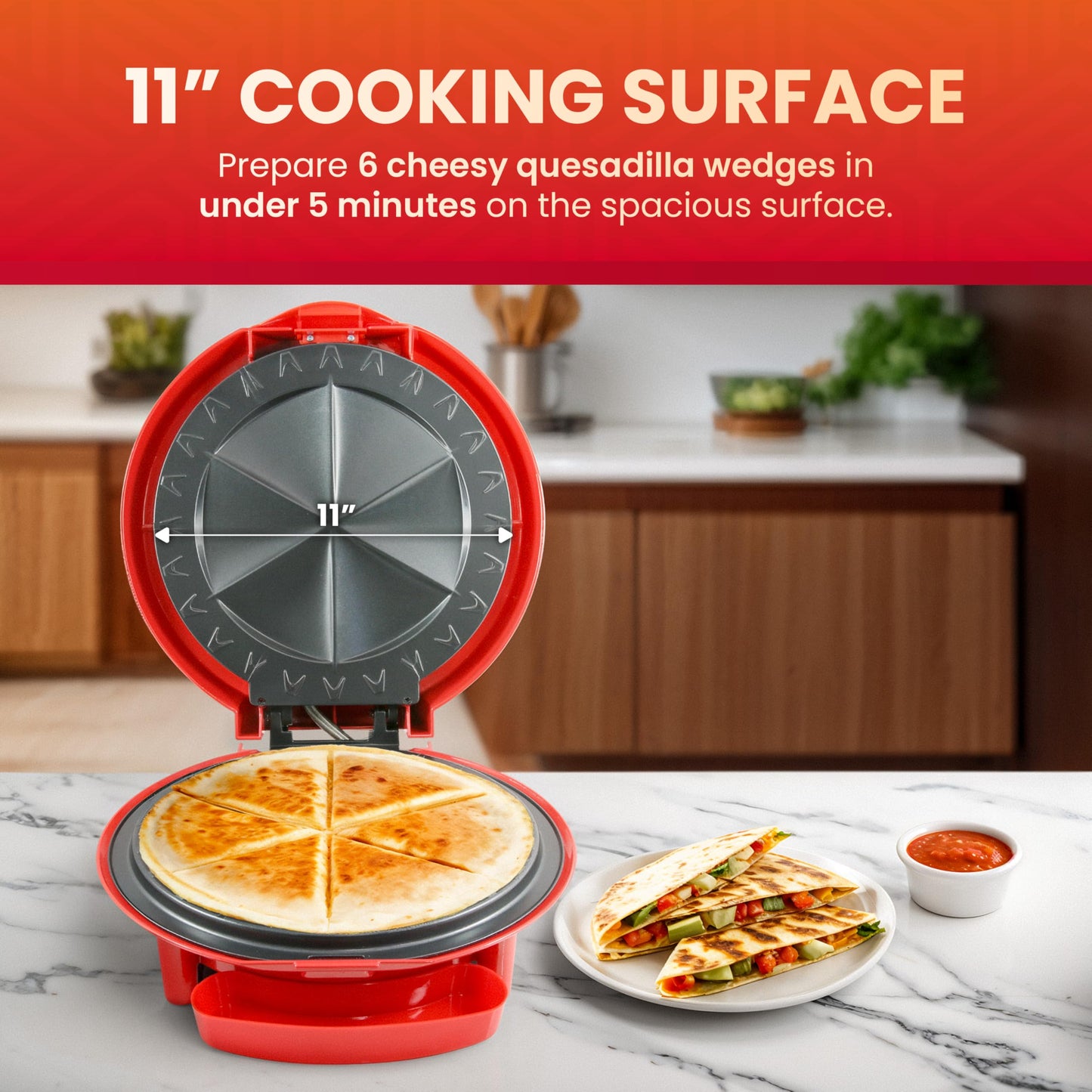 Maxi-Matic EQD-118 Elite Cuisine 11-Inch Quesadilla Maker