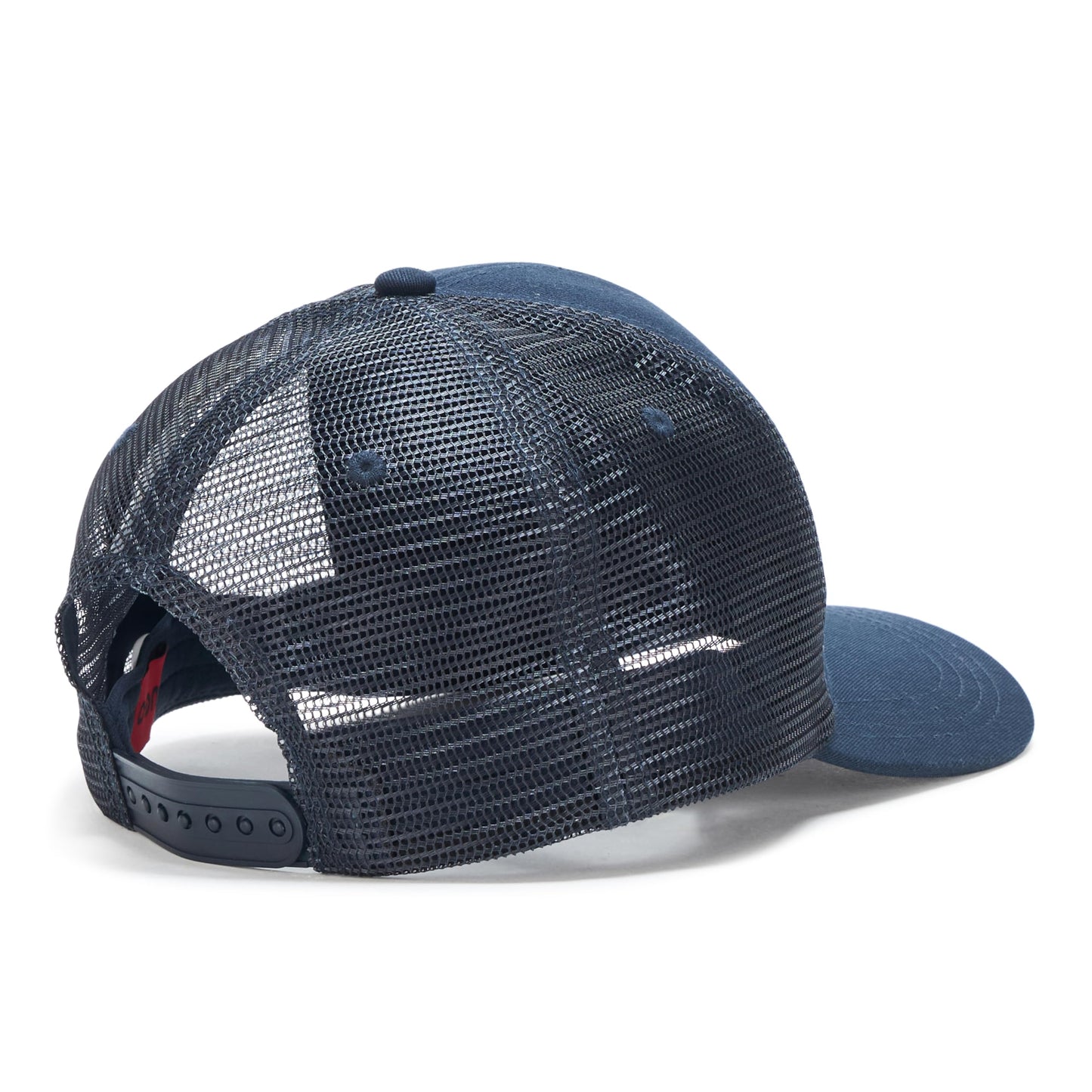 HUGO Men's Small Logo Trucker Hat, Blue Marine, One Size