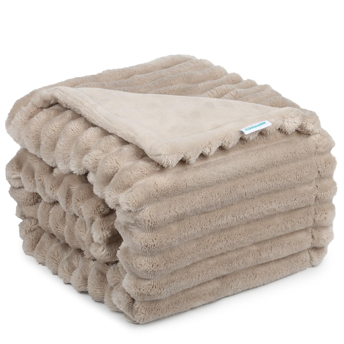 ZAKAPAWS Chicute Waterproof Dog Blanket, Soft Fleece Blanket for Couch Protector, Reversible Pet Blankets Furniture Protector Cover for Small Medium Large Dogs Cats (Line, 30"x40")