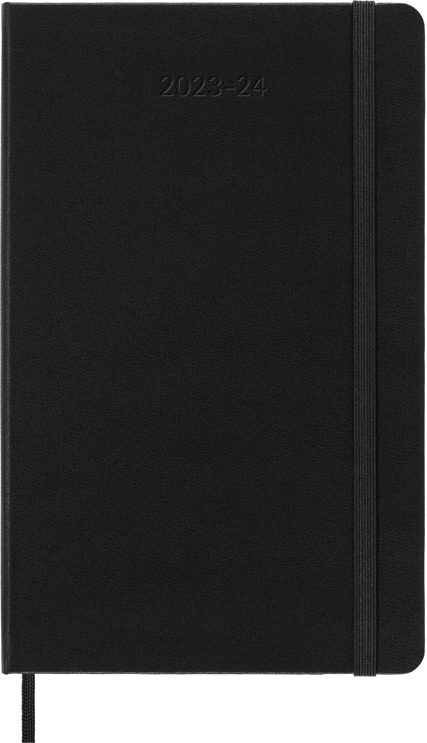 Moleskine Classic 18 Month 2023-2024 Daily Planner, Hard Cover, Large (5" x 8.25"), Black