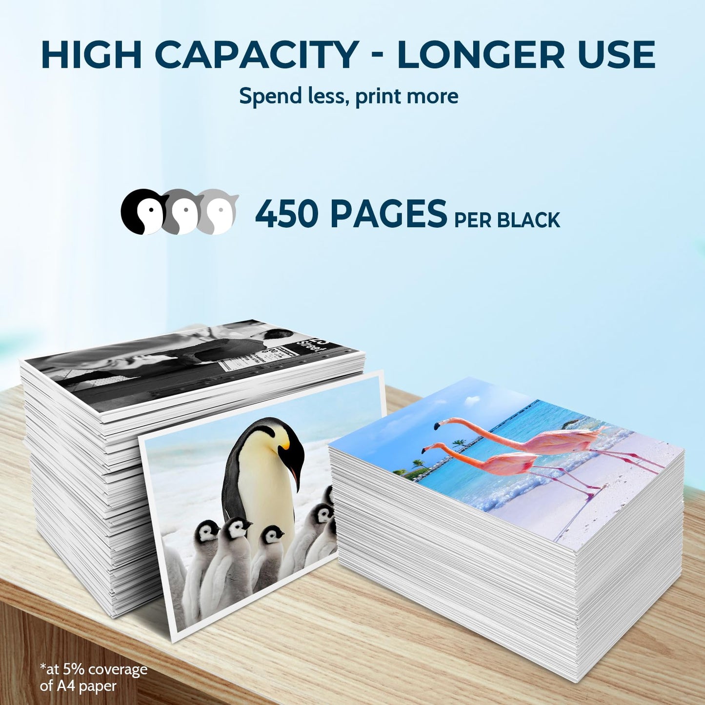 Penguin Ink Cartridge 240XXL Black for Canon PIXMA MG3620 Ink MG3600 MG3520 MG2120 TS5120 MX532 MX512 MX472 MX452 Printers Remanufactured High Yield PG-240 XXL pg240 Noire 1-Pack