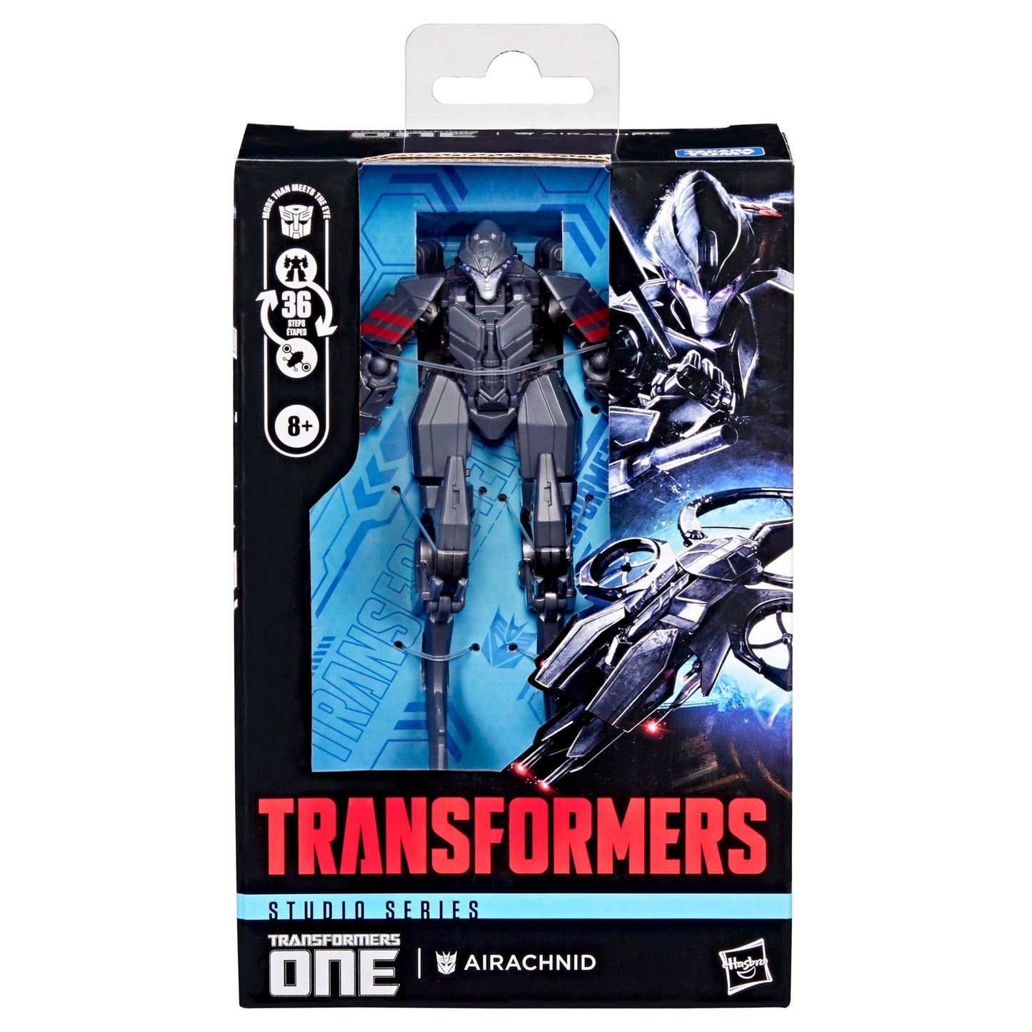 Transformers One Studio Series Airachnid Deluxe Class 4.5-Inch Converting Action Figure, Robot Toys for Ages 8+