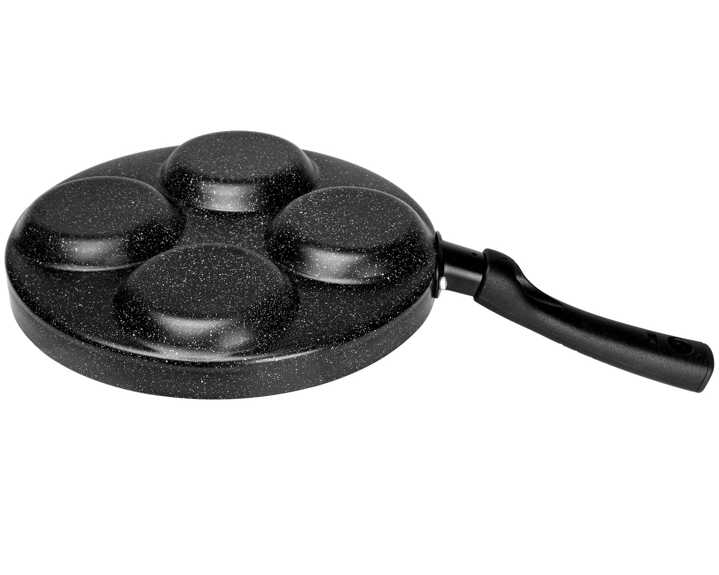 MyLifeUNIT Aluminum 4-Cup Egg Frying Pan, Non Stick Egg Cooker Pan