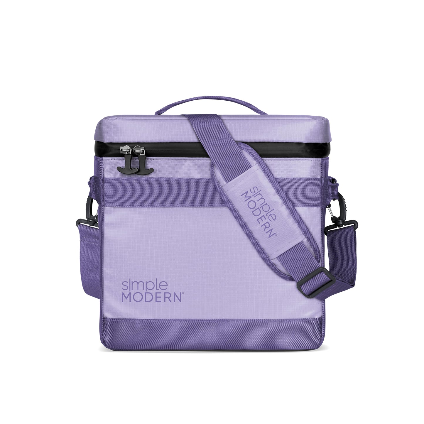Simple Modern Day Cooler for 12 Cans | Soft Cooler Bag Insulated Ice Chest with Carrying Strap & Handle | Lunch Box for Travel, Camping, Work, Beach, Picnic, Game Day | 11 Liter | Electric Lavender