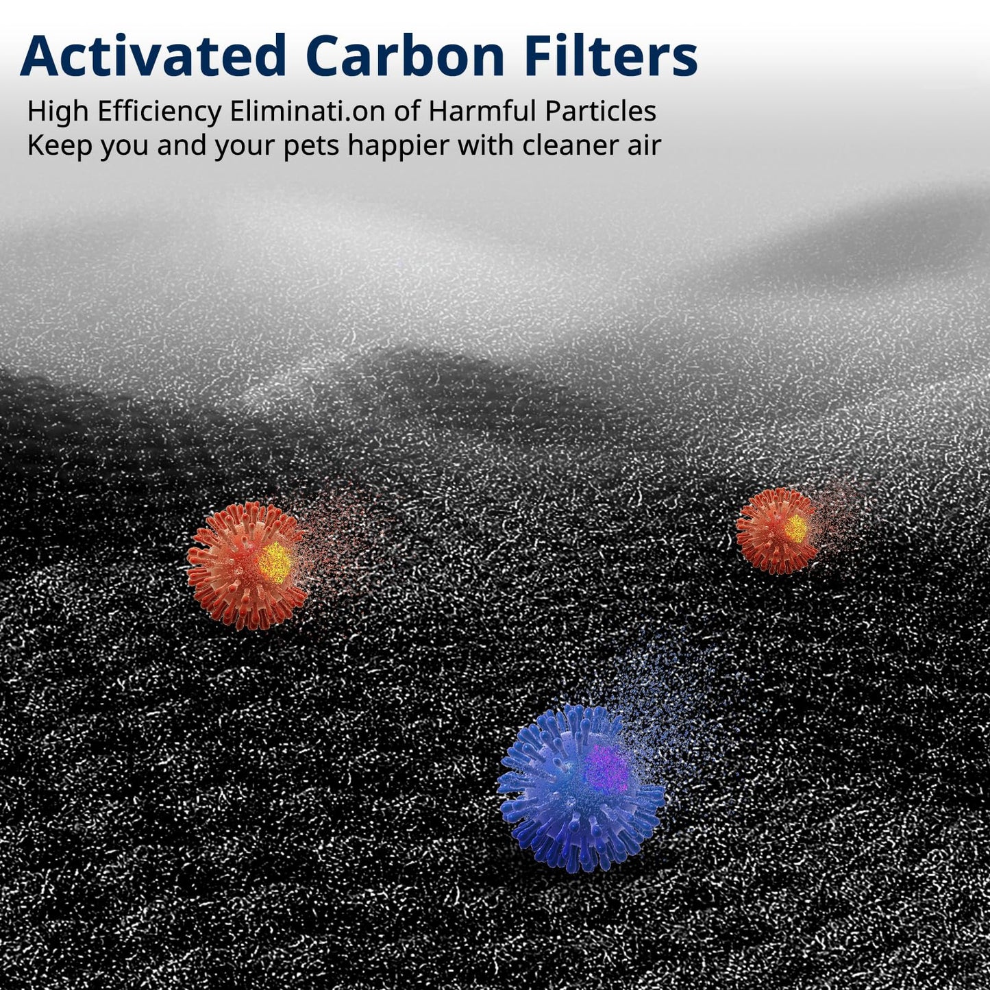 211i Max Replacement Filter Compatible with Blue Pure 211i Max Air Purifier, HEPA and Activated Carbon Replacement Filter, Compare to part # F2MAX, 1 Pack