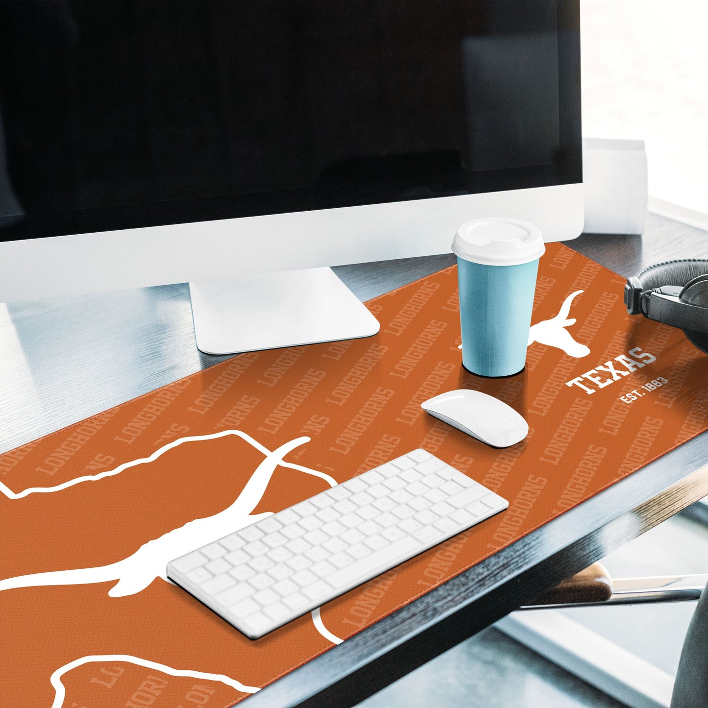 YouTheFan NCAA Texas Longhorns Logo Series Desk Pad