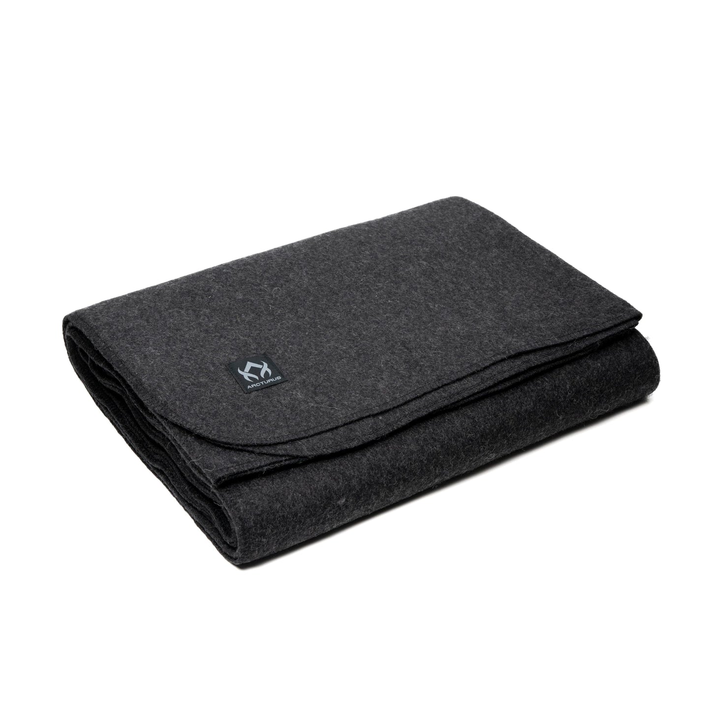 Arcturus Tahoe Wool Bed Blanket | Soft, Breathable Wool Blanket for Year-Round Comfort - Queen Size (90"x 96") | Thick & Washable (Charcoal Gray)