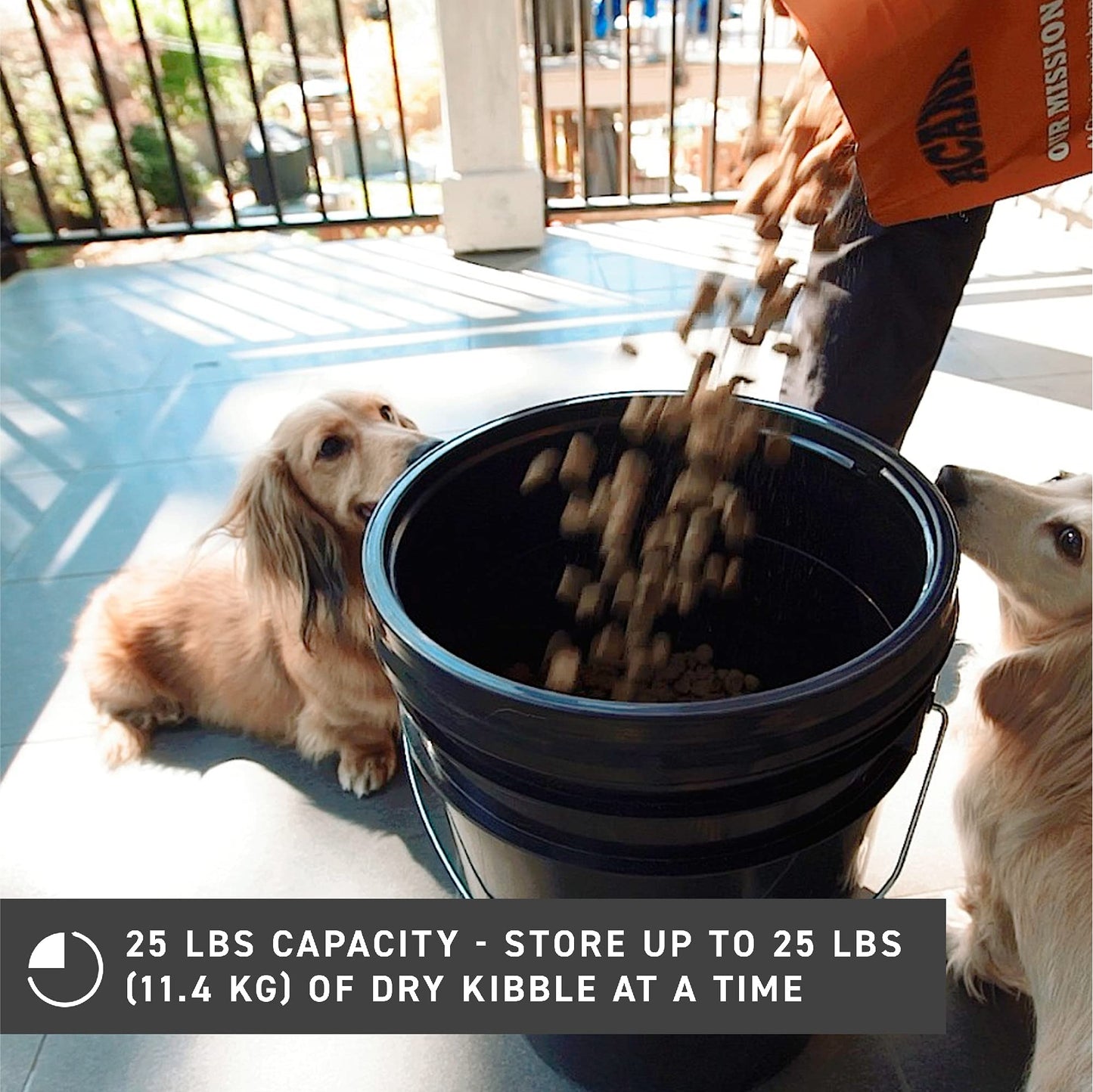 72 HRS Ready Seal Lid with 5 Gallon Bucket, Premium Seal Lid Airtight Leakproof BPA-Free Food-Grade Bucket Lid, Home Stackable All-Purpose Specialty Screw Seal Lid and Food Storage Container (White)