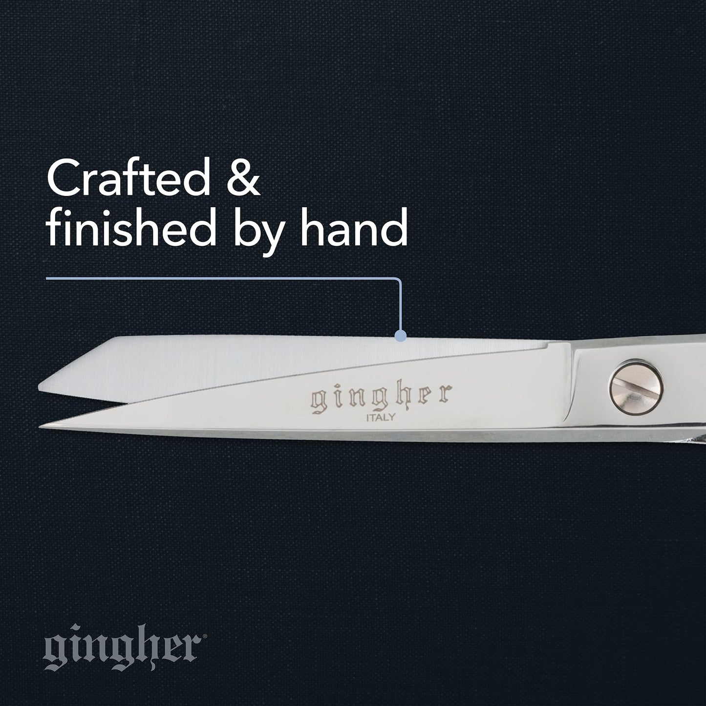 Fiskars G-8Z Gingher 8-Inch Micro-Serrated Edge Knife Edge Dressmaker's Shears