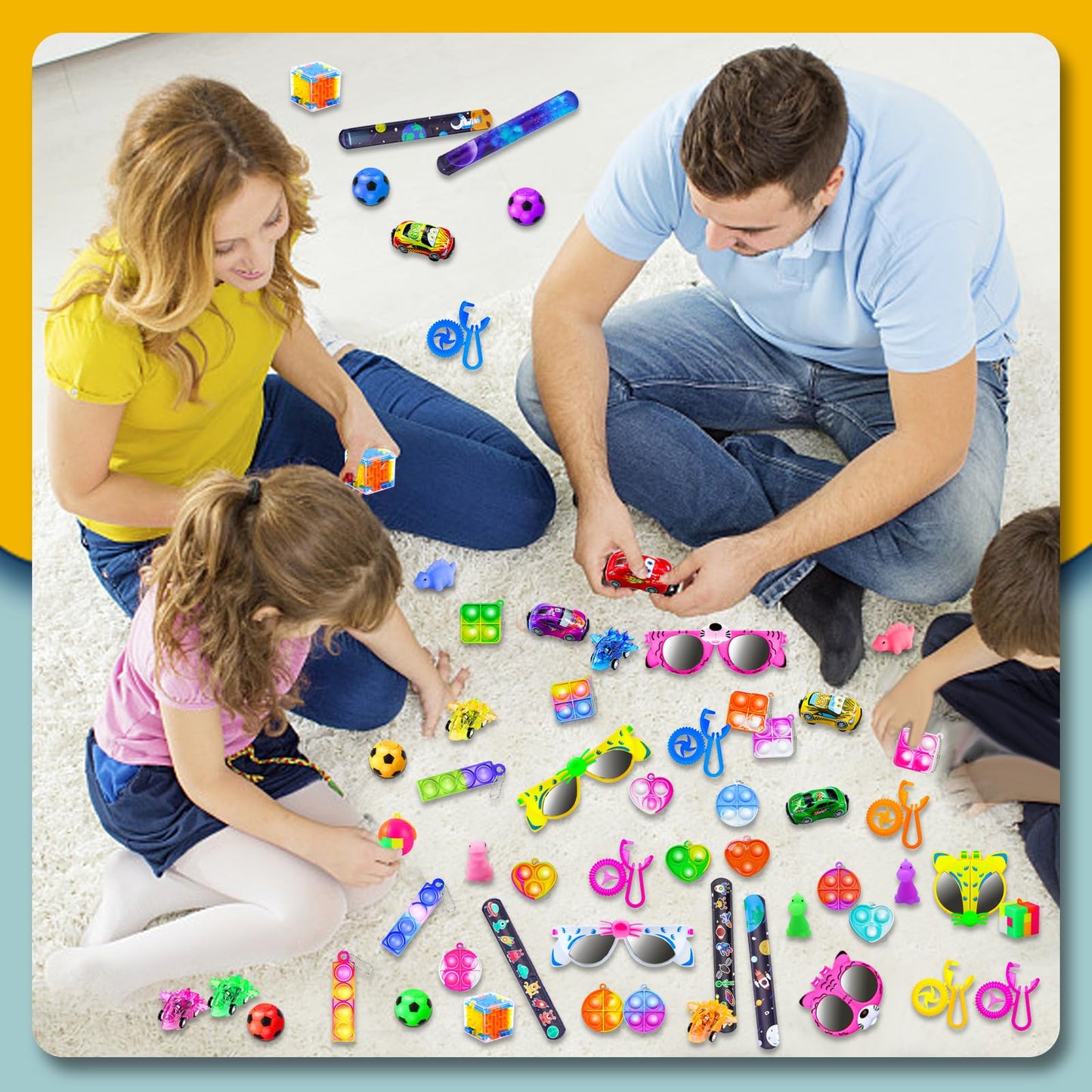 1000 pcs Party Favors for Kids, Fidget Toys Pack, Carnival Prizes,Filler Toys, Goodie Bag Stuffers, Birthday Gift Toys, Stocking Stuffers Bulks, School Classroom Rewards Toys