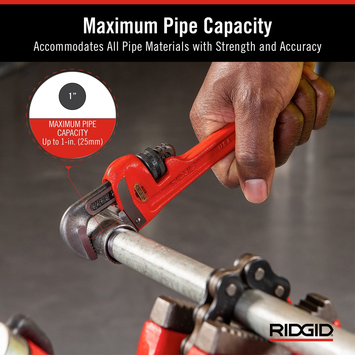 Ridgid Tools 31005 Straight Pipe Wrench