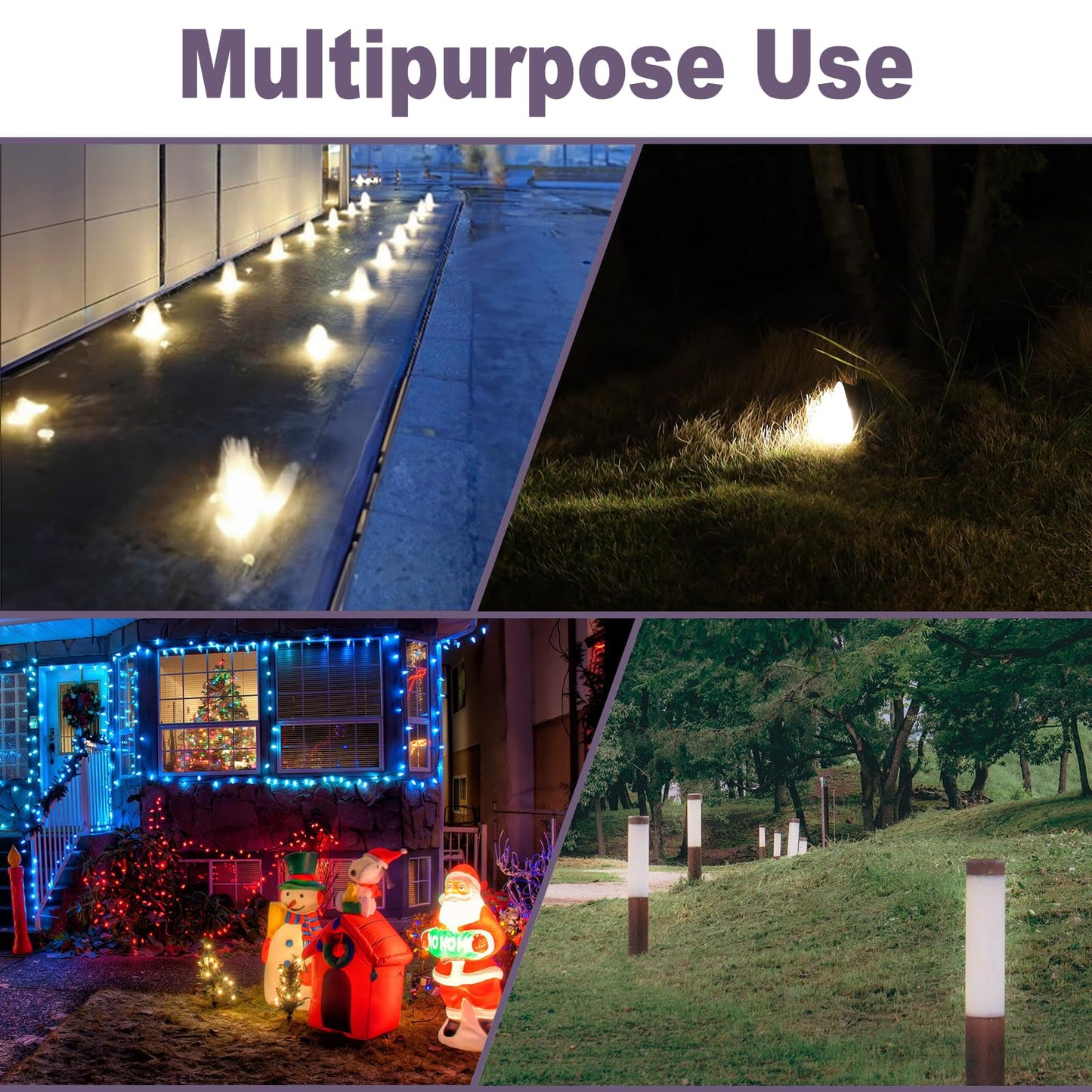 GREATIDE 14/2 Low Voltage Landscape Lighting Wire, Outdoor Direct Burial Cable, 14 Gauge 2 Conductor, 100 Feet