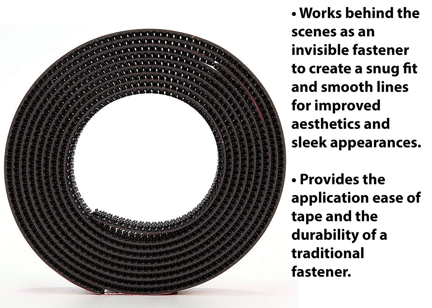 3M Dual Lock Reclosable Fastener TB3870 250/250 Black, 1 in x 10 ft, 2 Strips