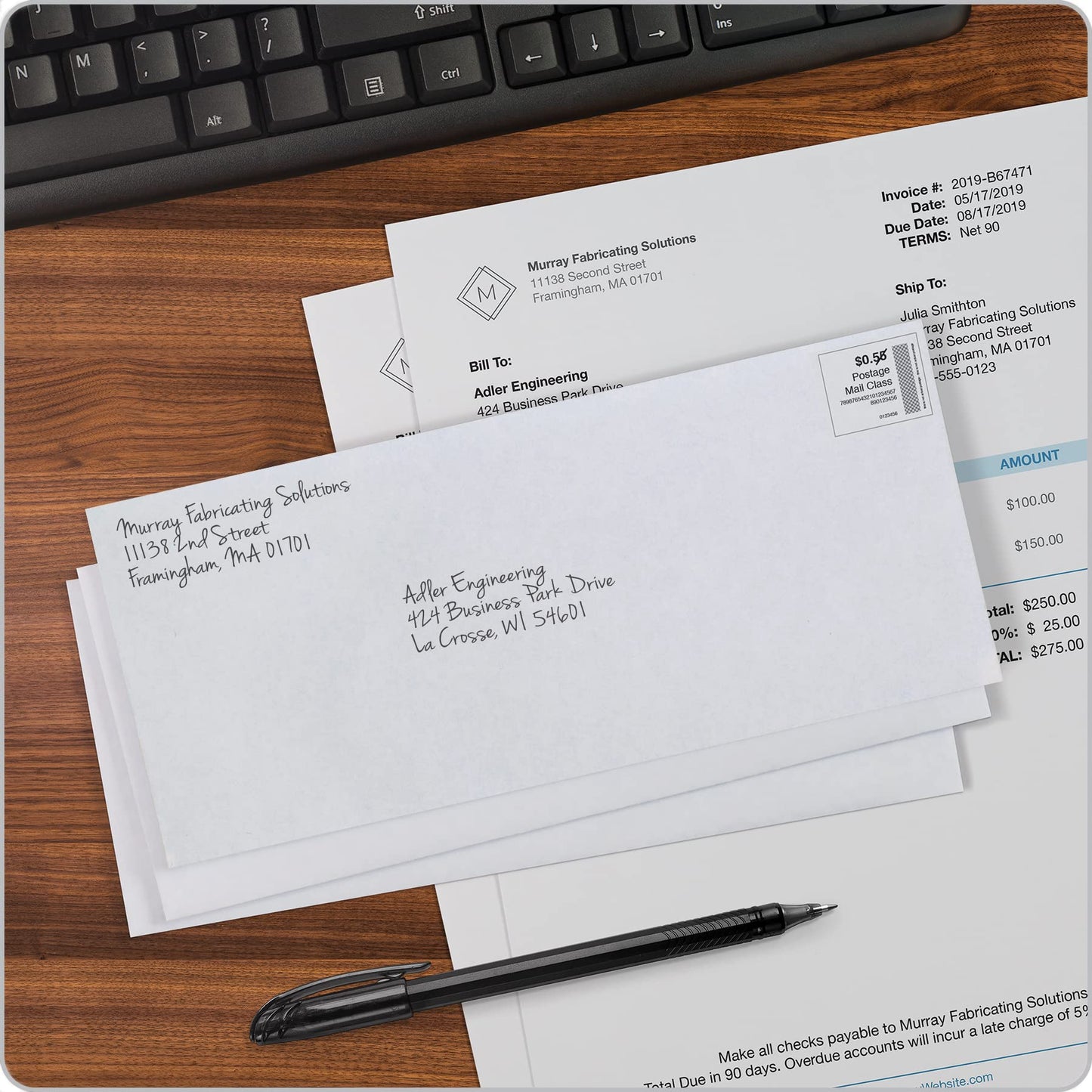 Columbian Envelopes, #10 Security, 500 Per Box, No Window, Release & Seal Self-Seal, White, 4-1/8" x 9-1/2", Security-Tinted Interior for Business and Personal Mailing