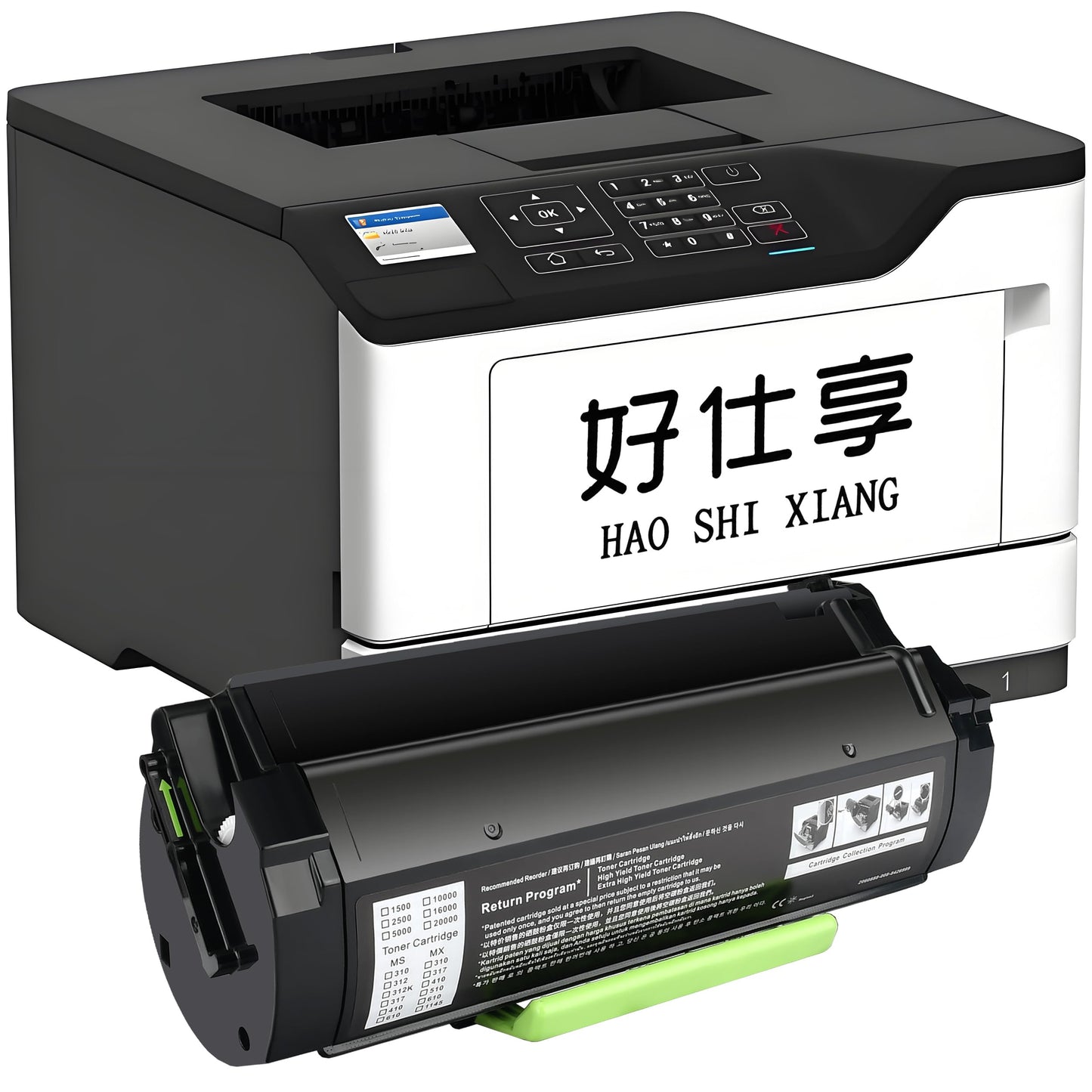 56F1000 56F1H00 56F1X00 56F1U00 Remanufactured High Yield Toner Cartridge Compatible with Lexmark MS321 MS421 MS521 MS621 MS622 MX321 MX421 MX521 MX522 MX622 Printer (56F1000-1Pack-6000Pages)