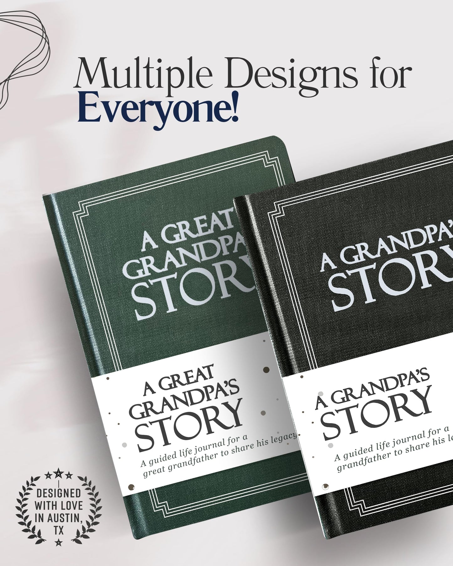 Dad's Life Story Journal (Hardcover): A Meaningful Keepsake for Dad to Share His Journey and Memories, Book Includes 250+ Prompt Questions, Sentimental Gifts for Father's Day, Birthday & Christmas