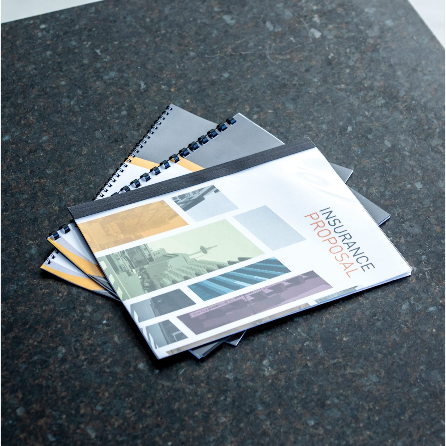 Fellowes Thermal Presentation Covers-3/8-Inch, 90 Sheets, -90 Sheet Capacity-Rectangular-Polyvinyl Chloride (PVC)-10/Pack-Clear, Linen-Textured Black, 11" x 8.5" x 0.4"