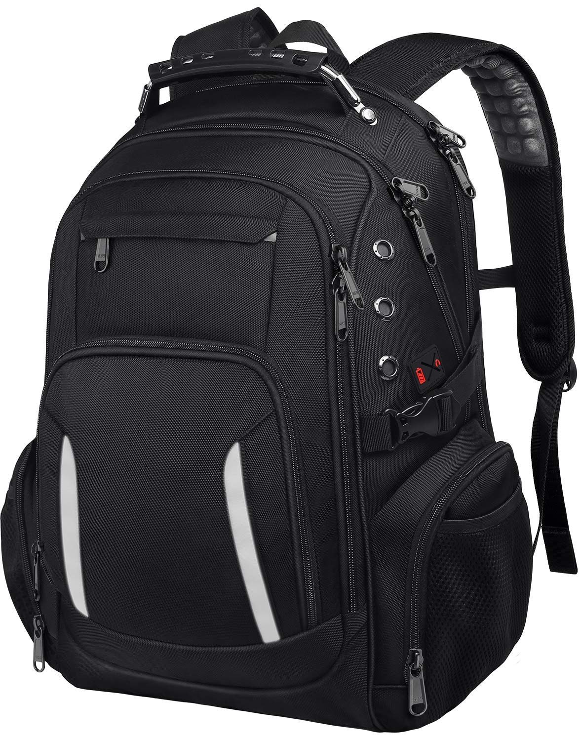 Large Laptop Backpack for Men, 17 Inch Computer Compartment Business Traveling Bookbag with USB Charging Port, Waterproof, TSA Friendly College High School 40L