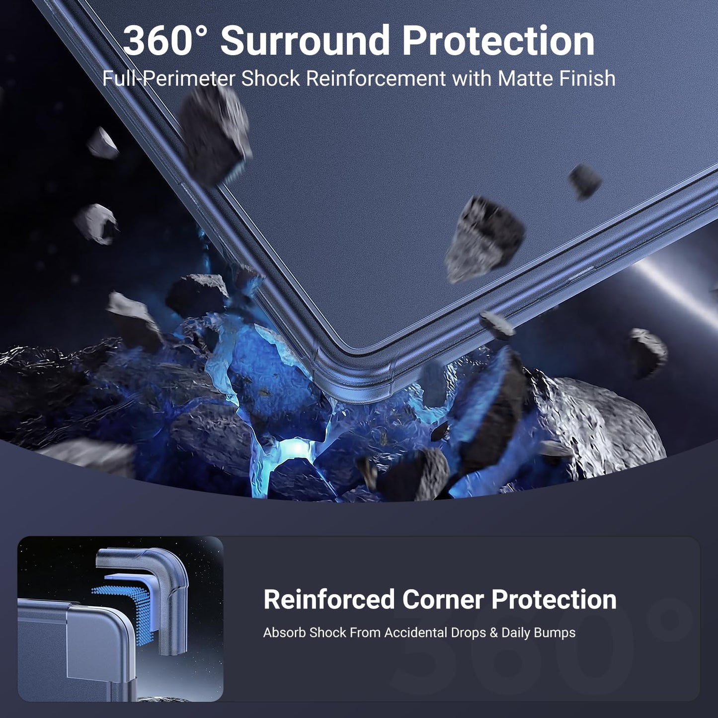 MOSISO Anti-Crack Hard Case Compatible with MacBook Neo 13 inch 2026 Release with A18 Pro Chip Model A3404, 4 in 1 Kit Matte Finish Shell Case Cover with Reinforced Corners, Indigo